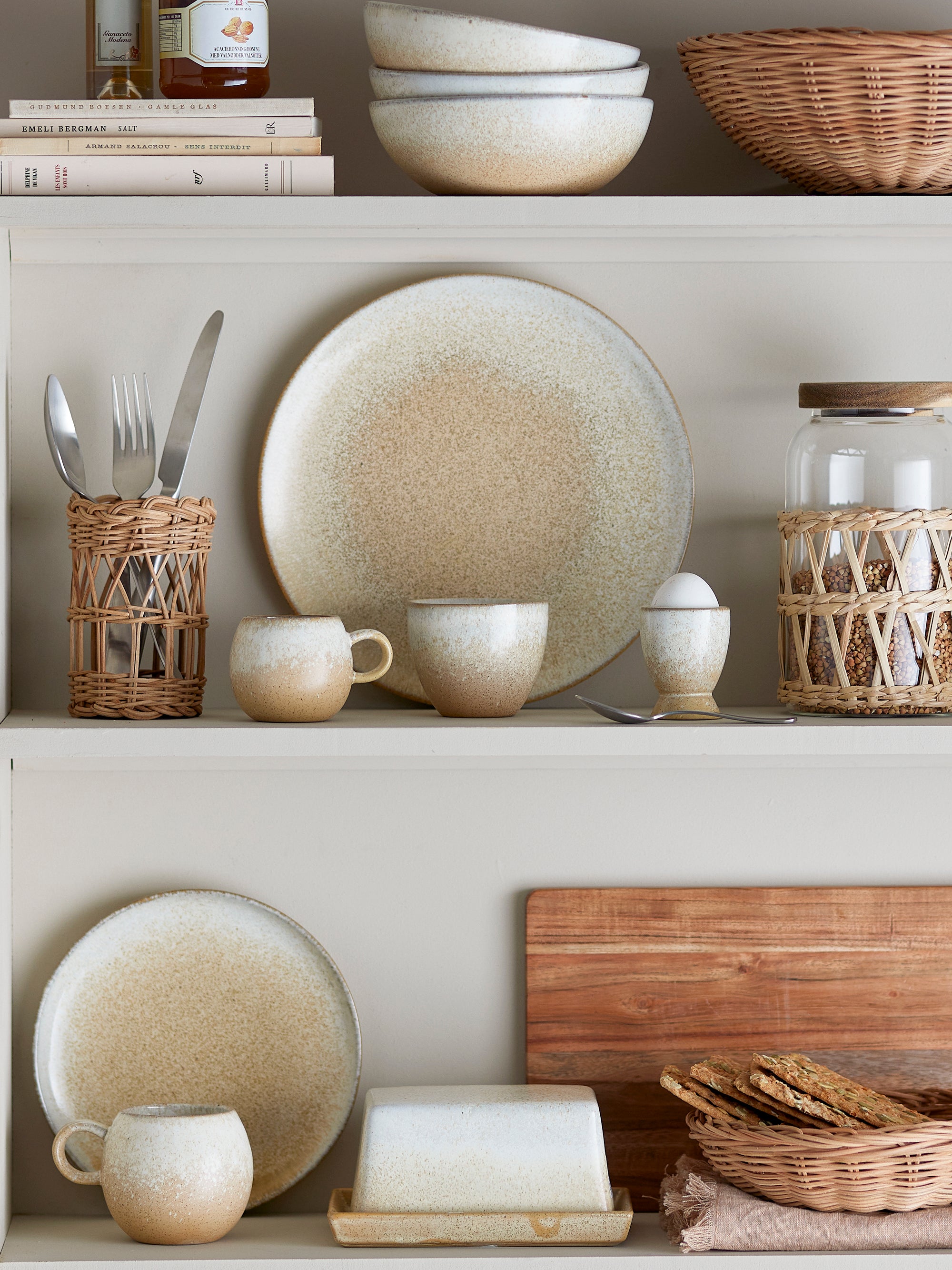 Bloomingville Paula Äggkopp, Natur, Stengods