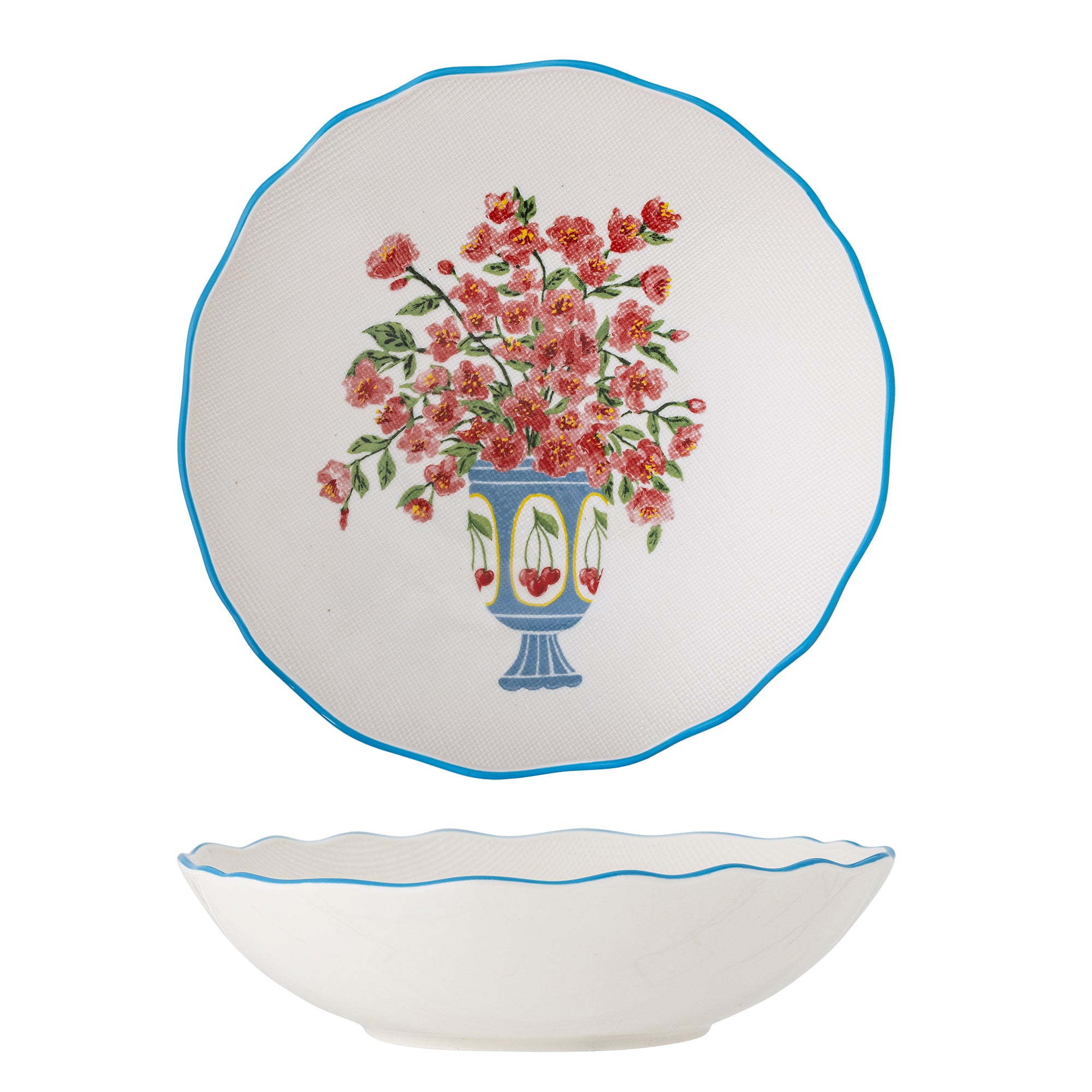 Bloomingville Dorothy Skål, Blå, Stengods