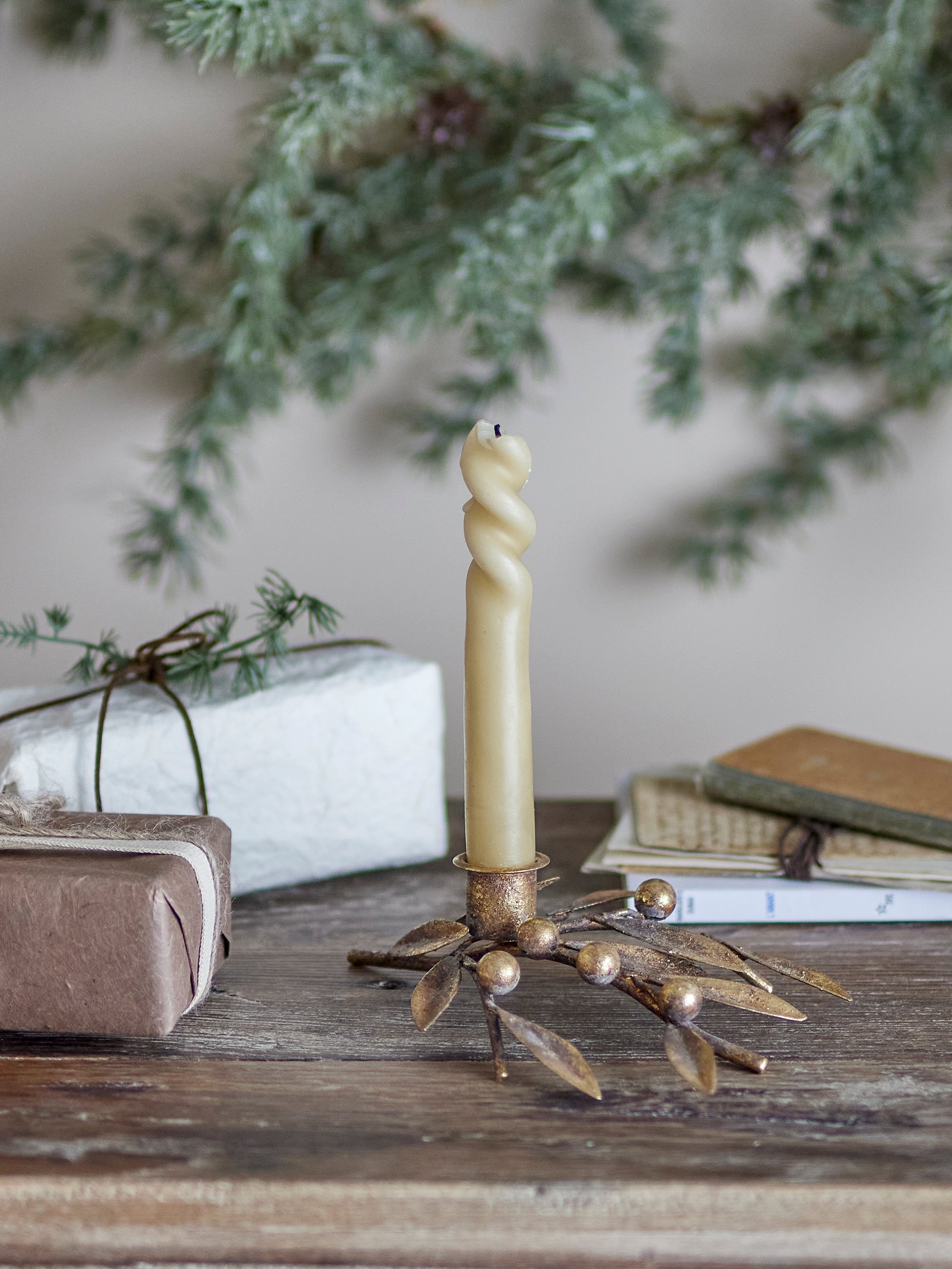 Bloomingville Mirabel Ljuslykta, Guld, Metall