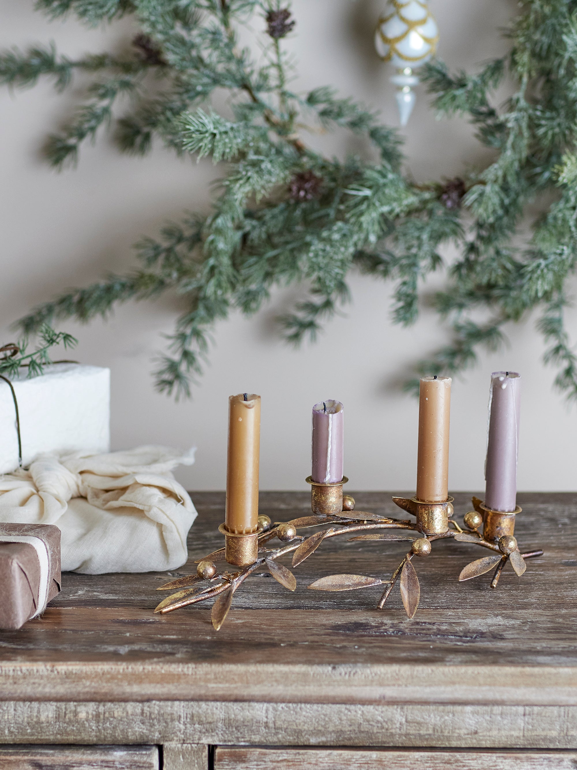 Bloomingville Mirabel Ljusstake, Guld, Metall