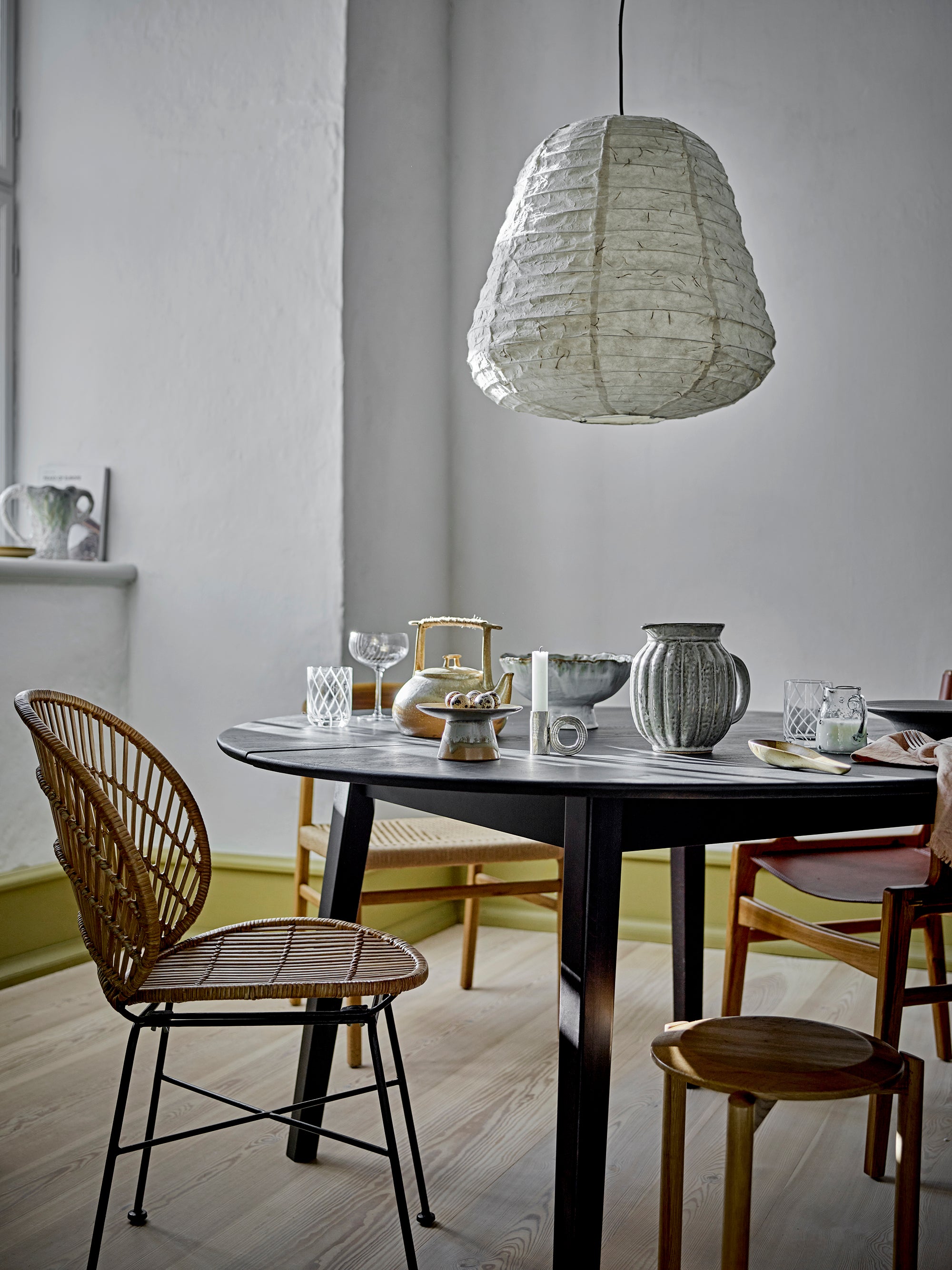 Bloomingville Joby Skål, Blå, Stengods