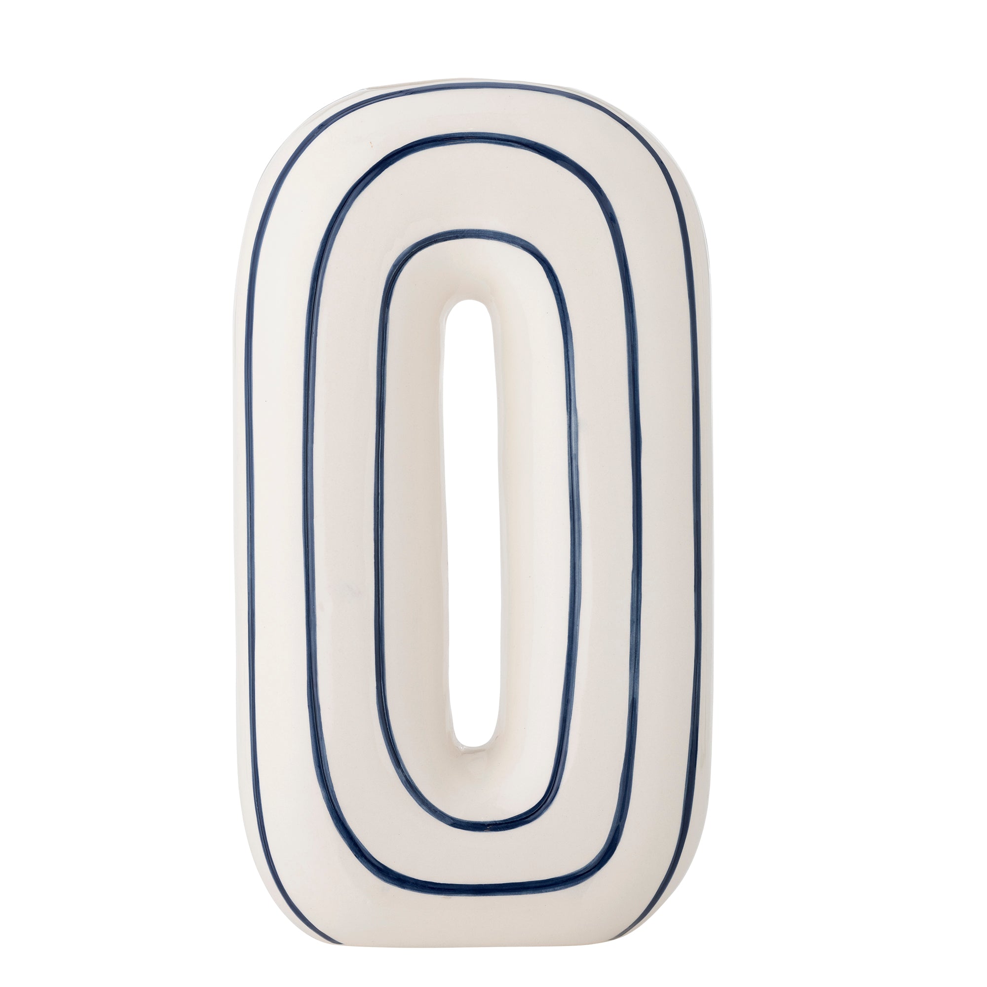 Bloomingville Mae Vas, Blå, Keramik