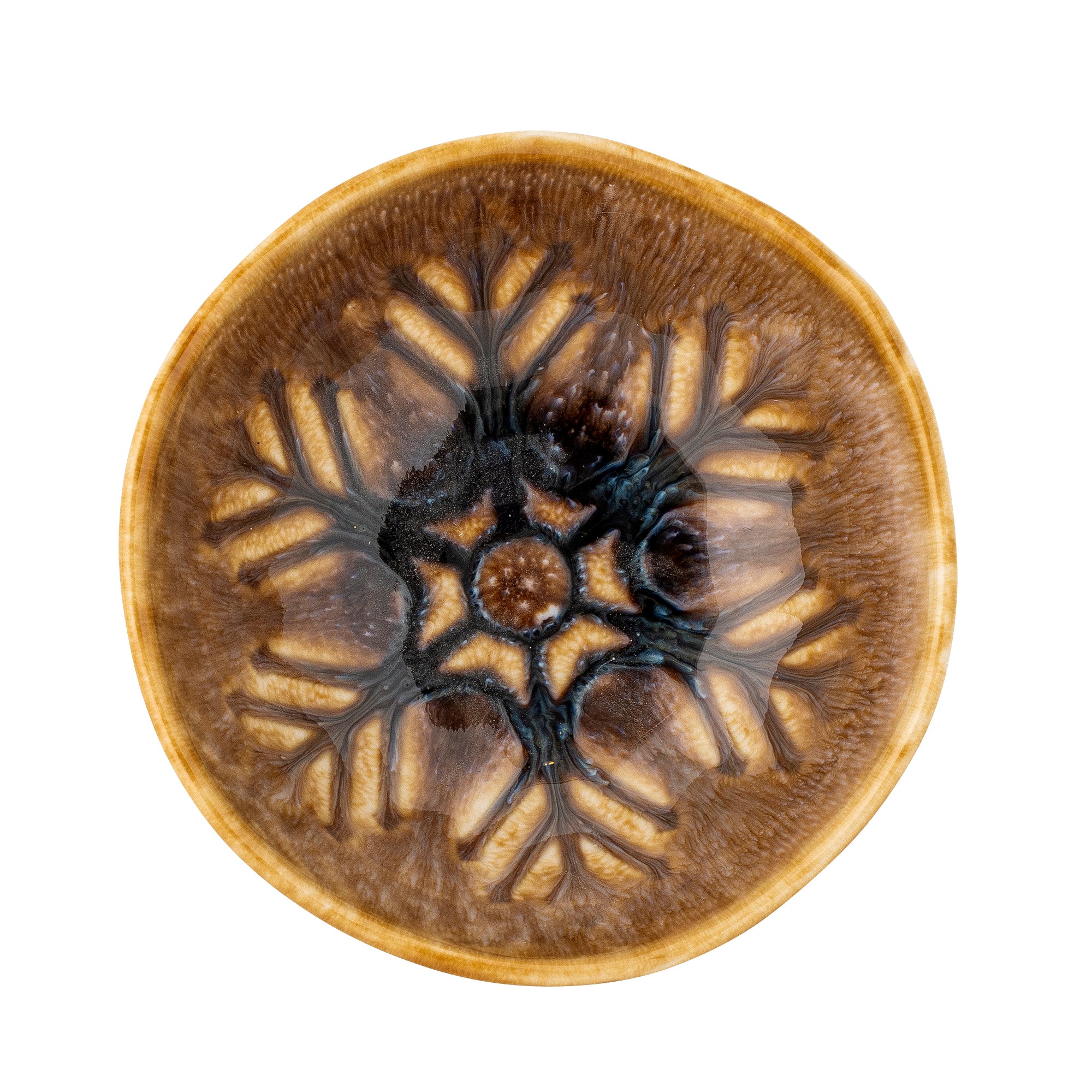 Bloomingville Acco Skål, Brun, Stengods