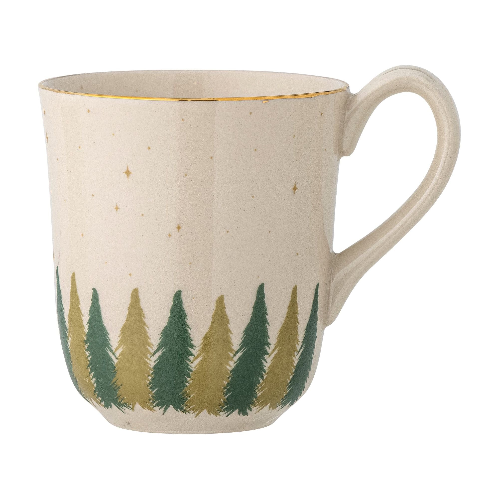 Bloomingville Spruce Mugg, Natur, Stengods