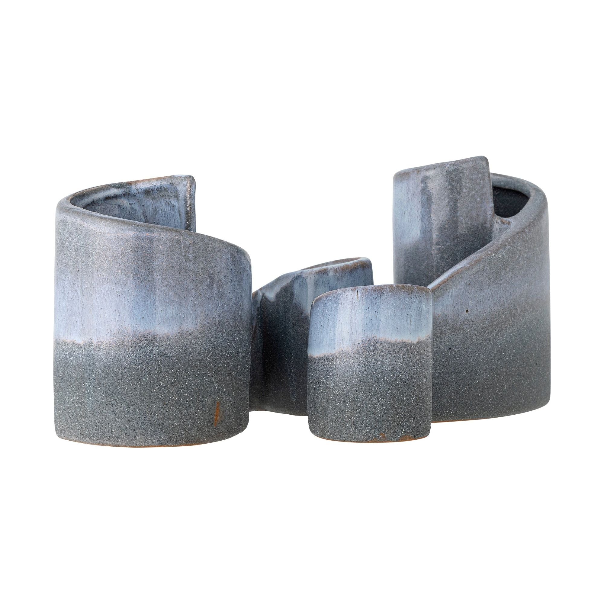 Creative Collection Meliad Bokstöd, Blå, Stengods