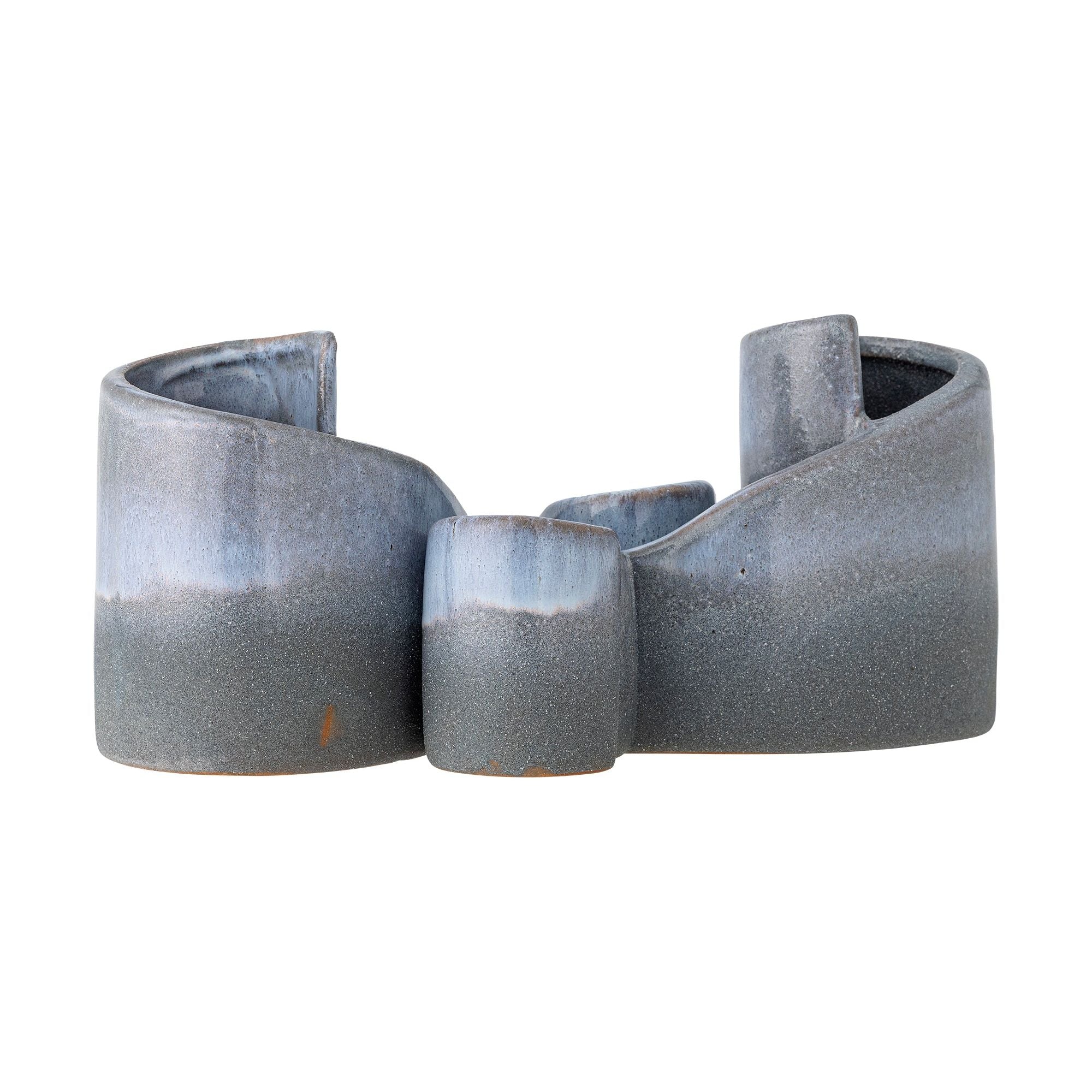 Creative Collection Meliad Bokstöd, Blå, Stengods