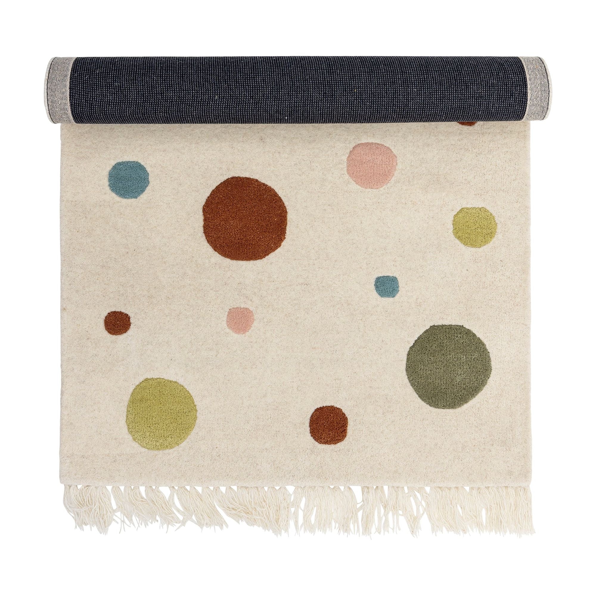 Bloomingville Mini Clennie Matta, Natur, Ull