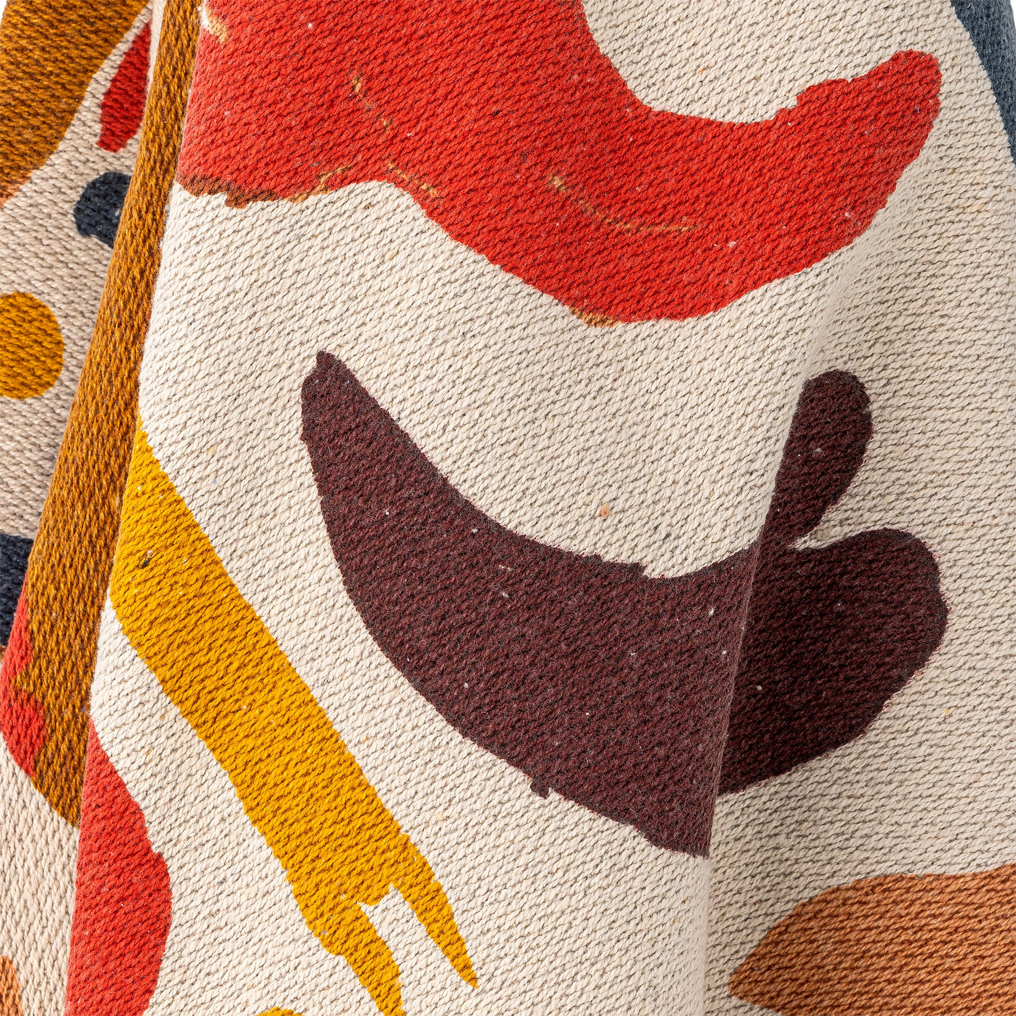 Bloomingville Horus Pläd, Flerfärgad, Återvunnen Bomull