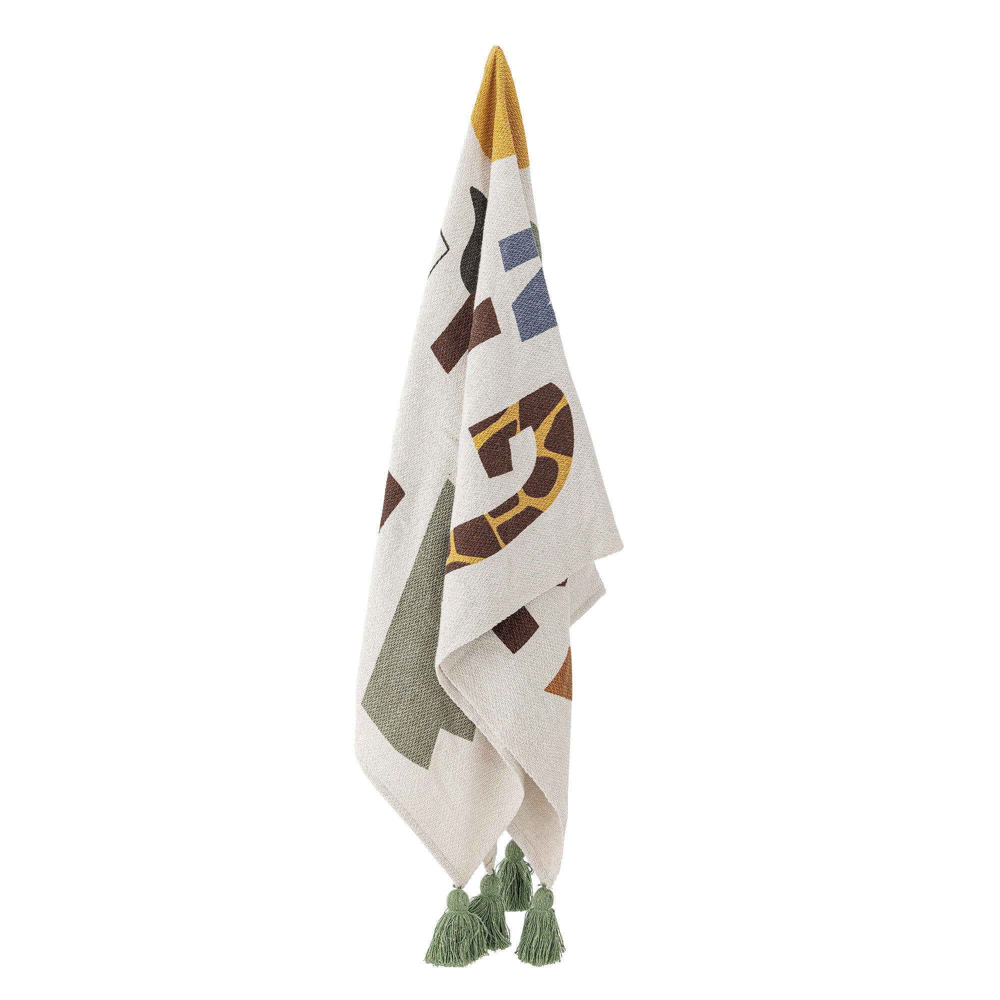 Bloomingville Mini Memmo Pläd, Multi, Återvunnen Bomull