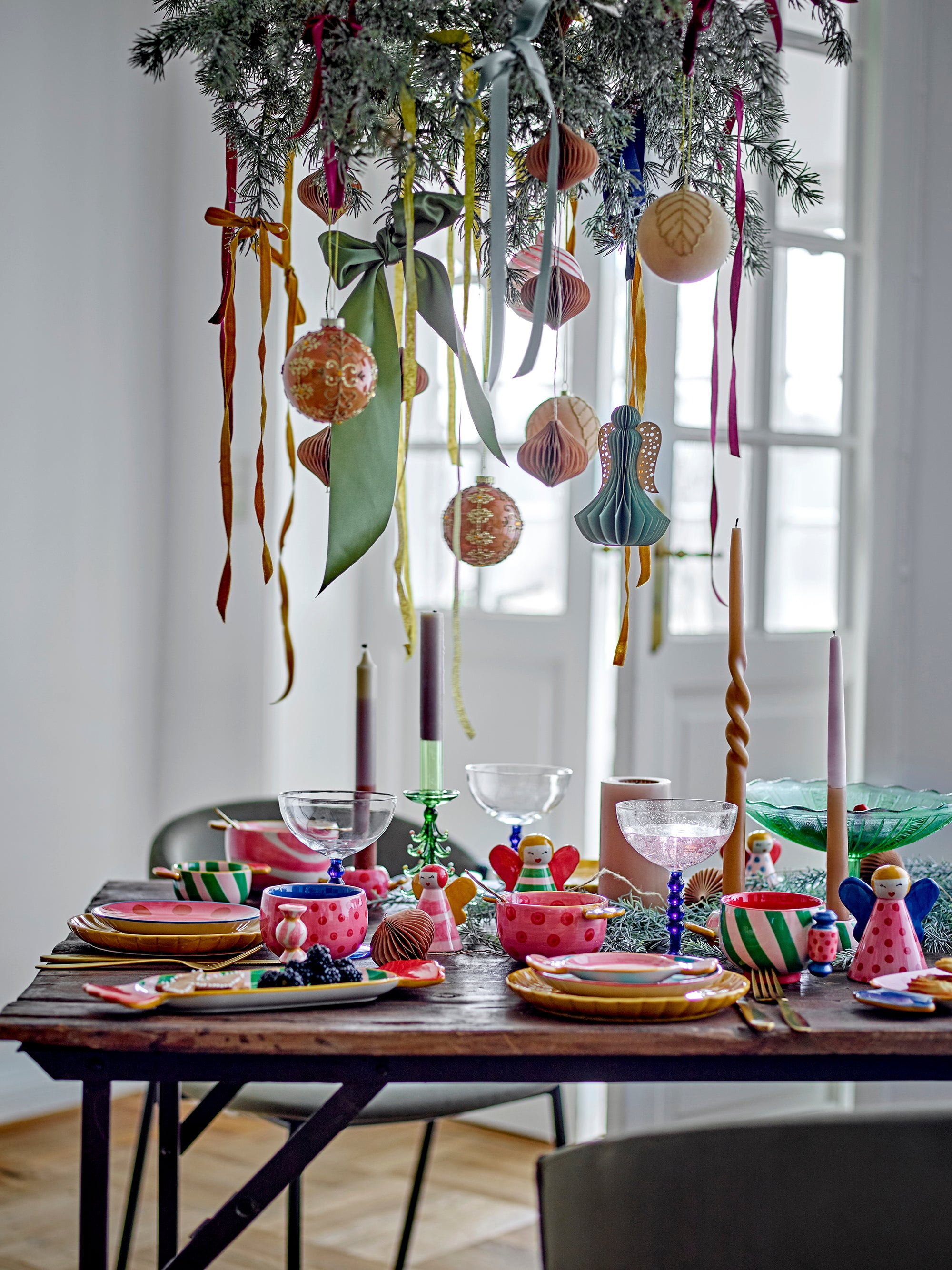 Bloomingville Caramella Tallrik, Multi, Stengods