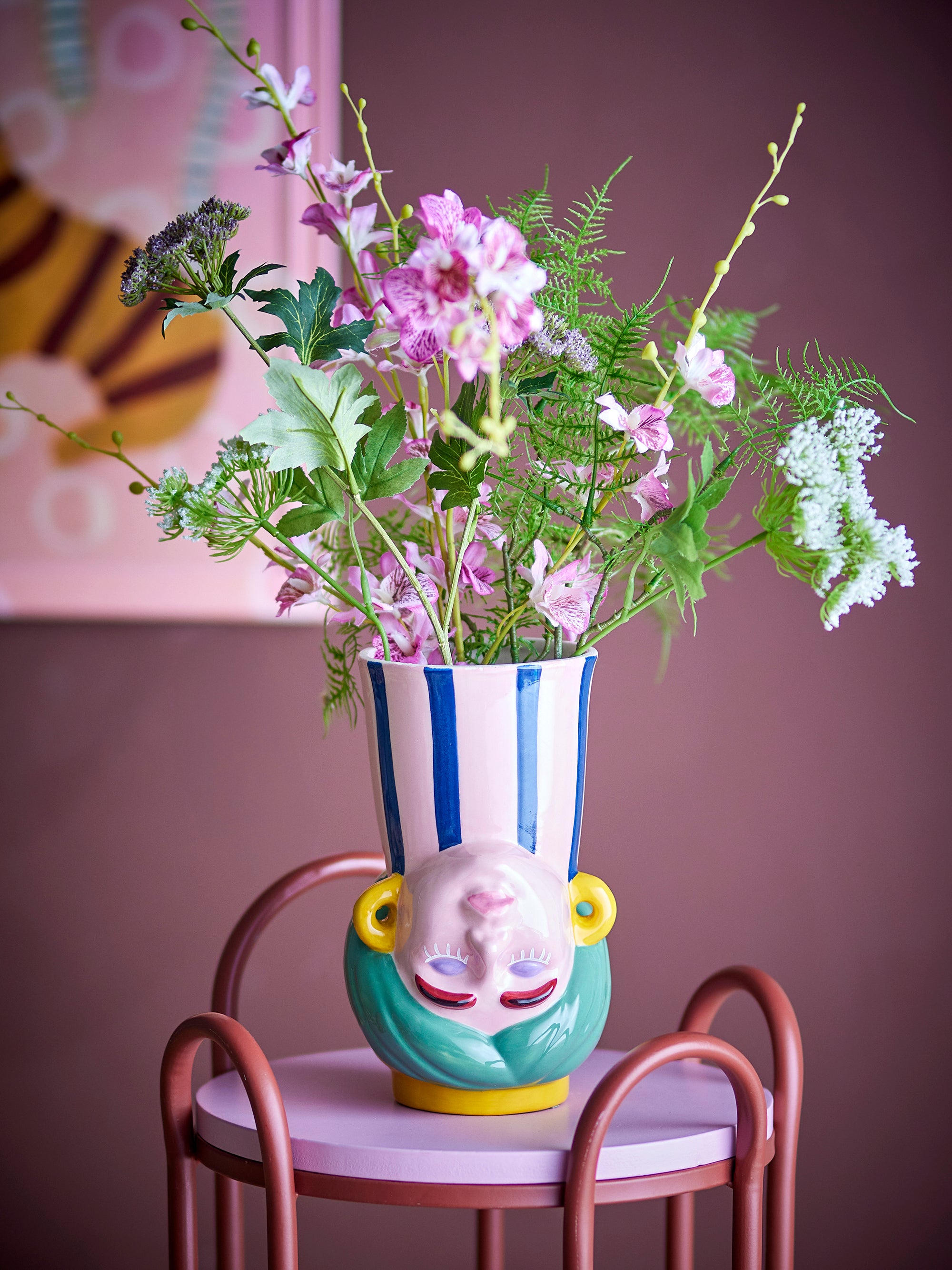 Bloomingville Miss Jody Vas, Multi, Stengods