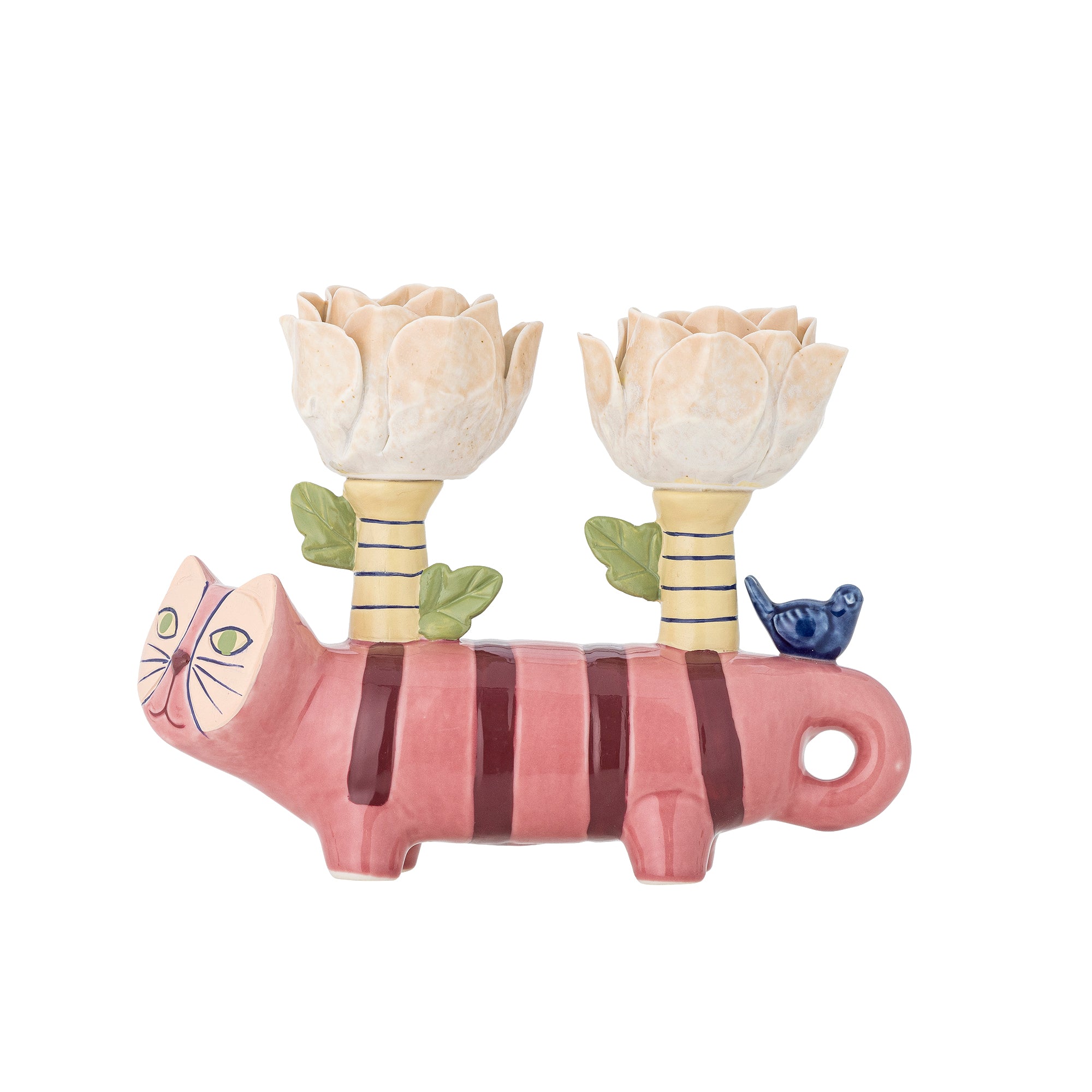 Bloomingville Missy Ljusstake, Flerfärgad, Stengods