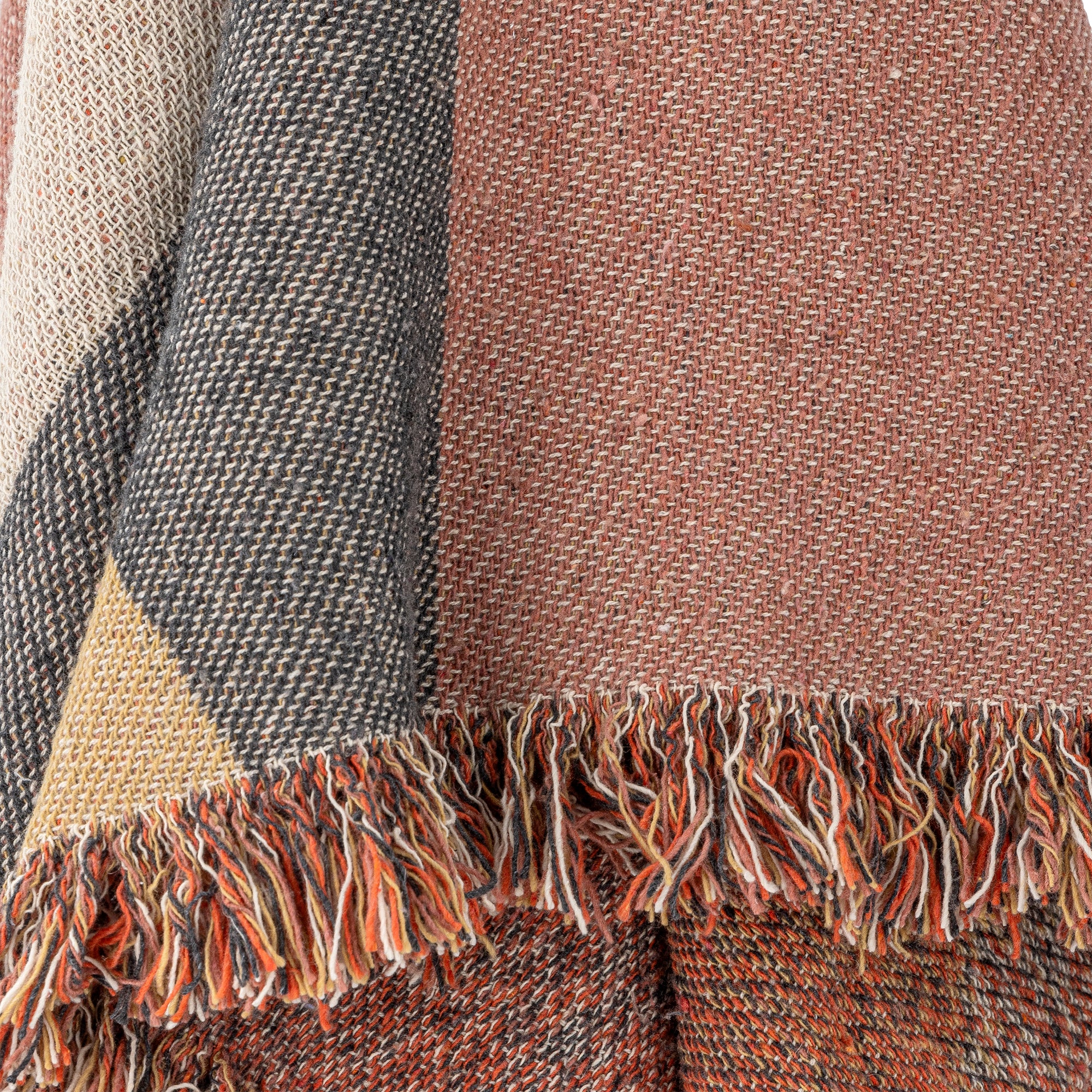 Bloomingville Arni Pläd, Multi, Återvunnen Bomull