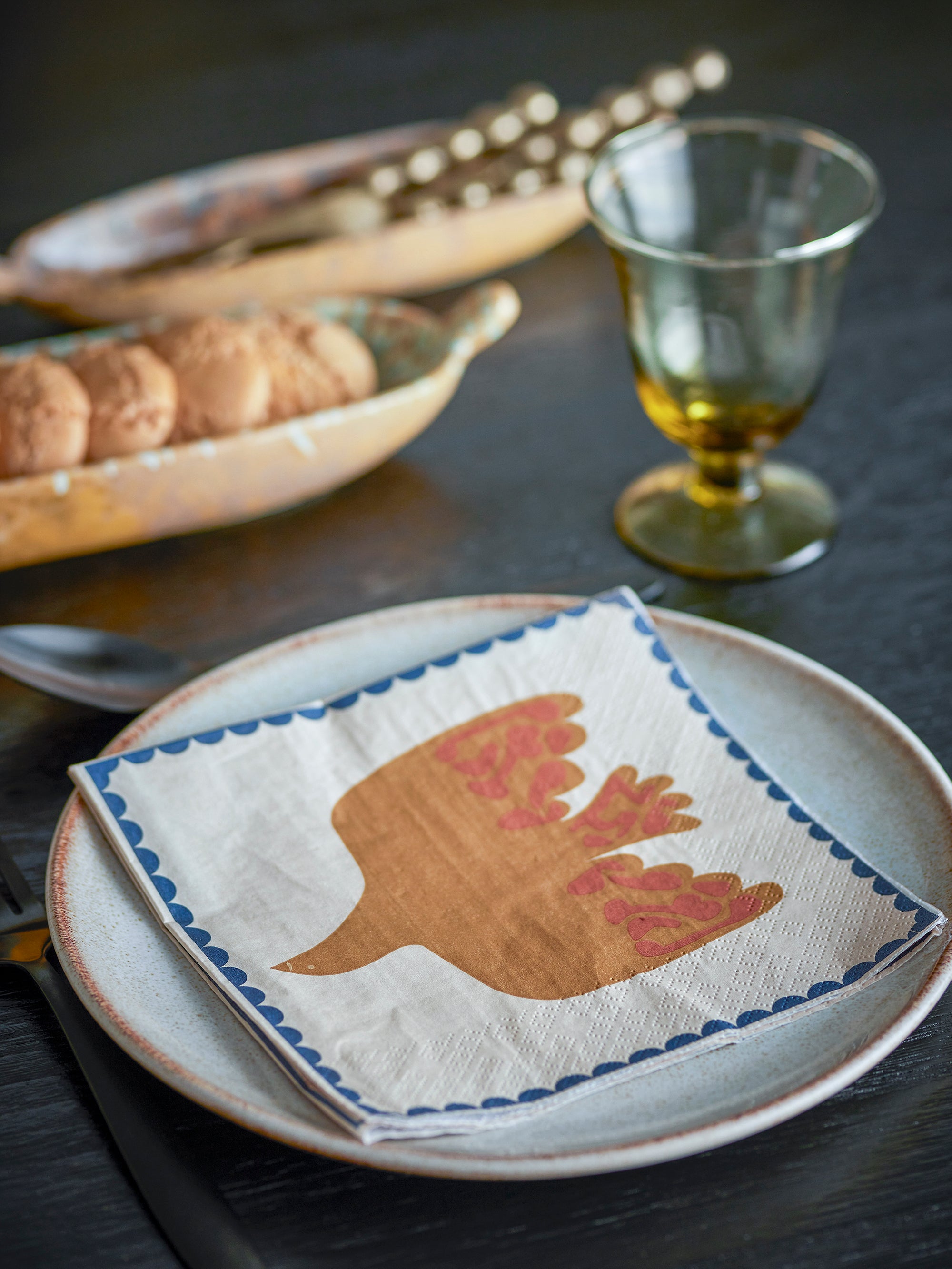 Bloomingville Anniversary Servett, Multi, FSC®Mix, Papper