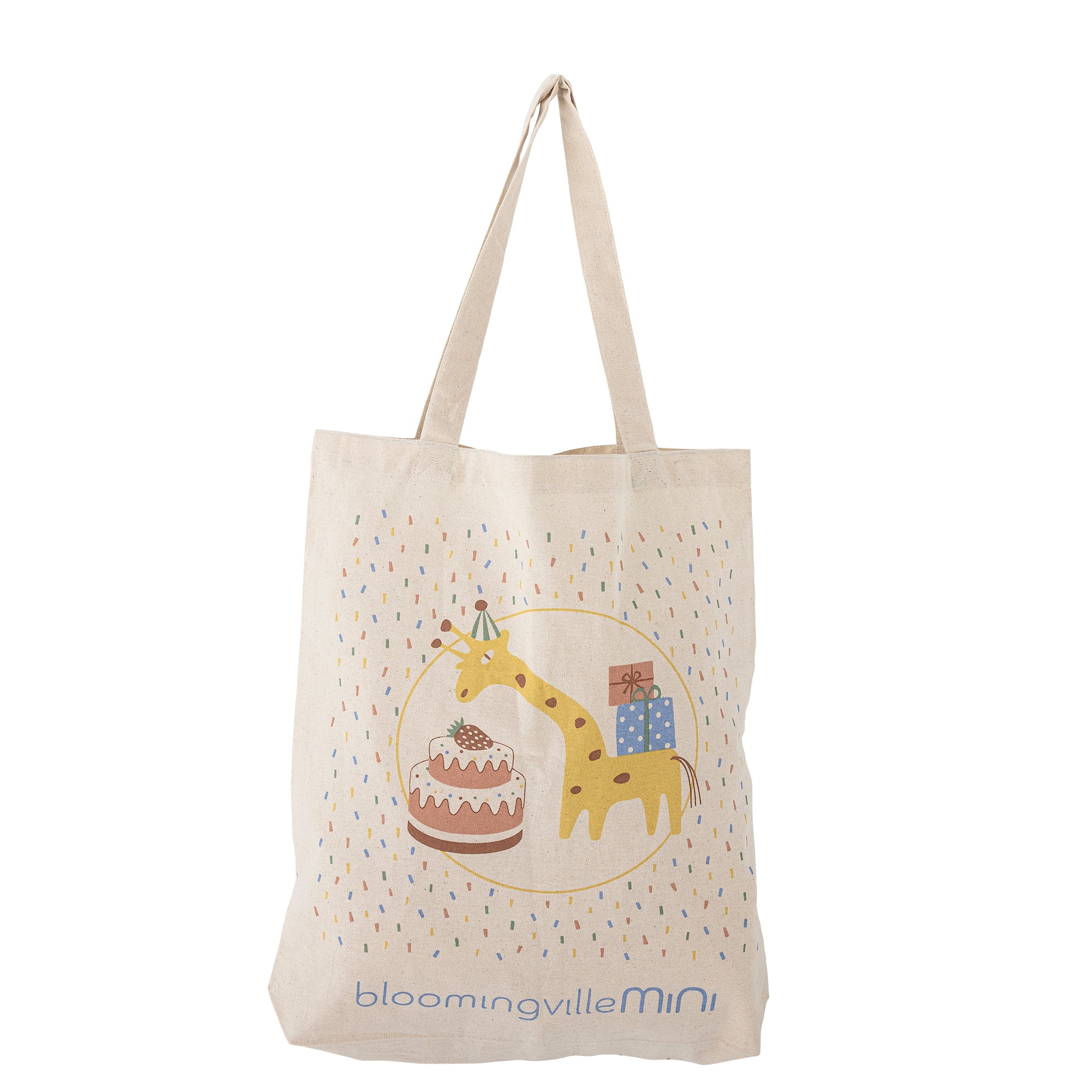 Bloomingville Mini Celebrate Tote-väska, Blå, Bomull