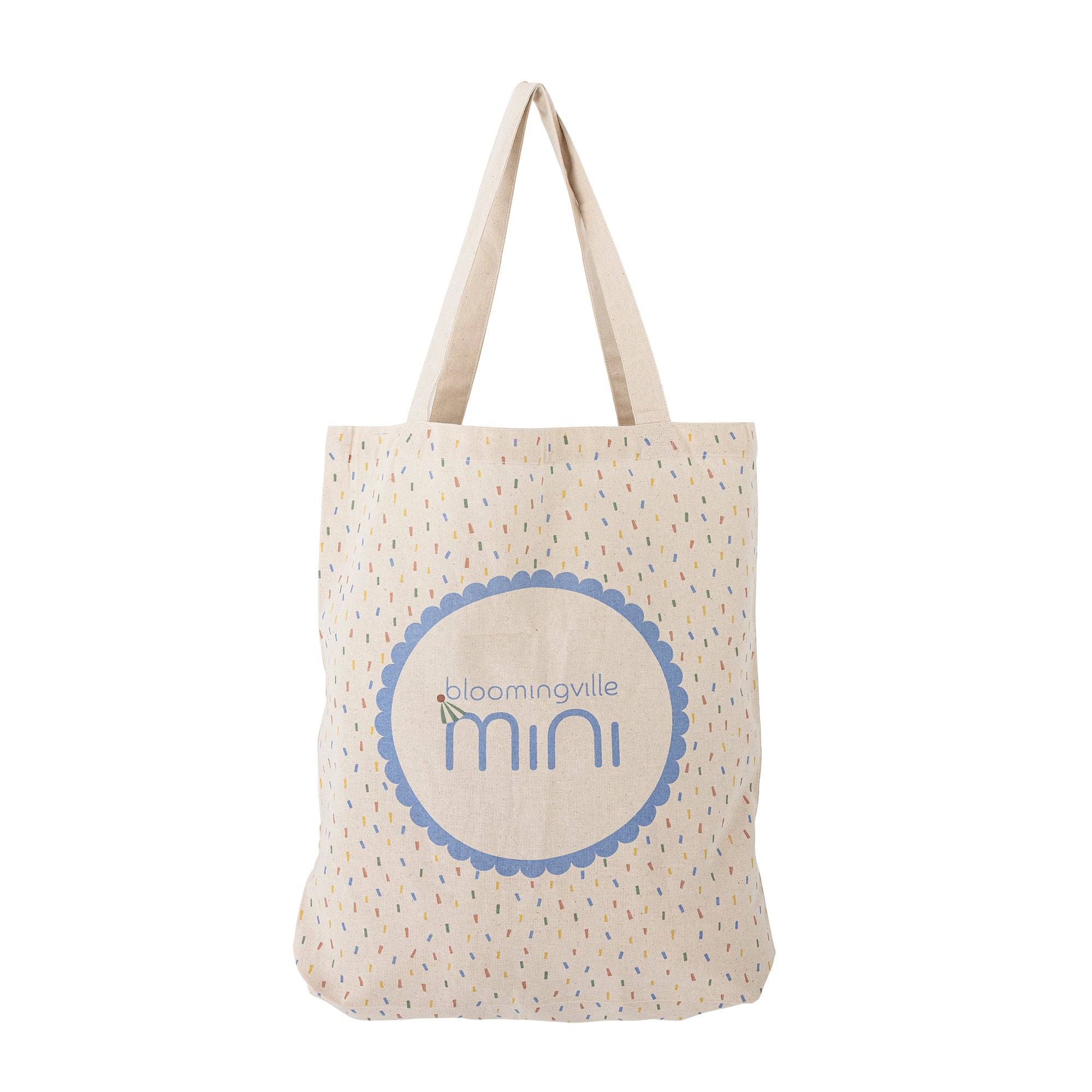 Bloomingville Mini Celebrate Tote-väska, Blå, Bomull