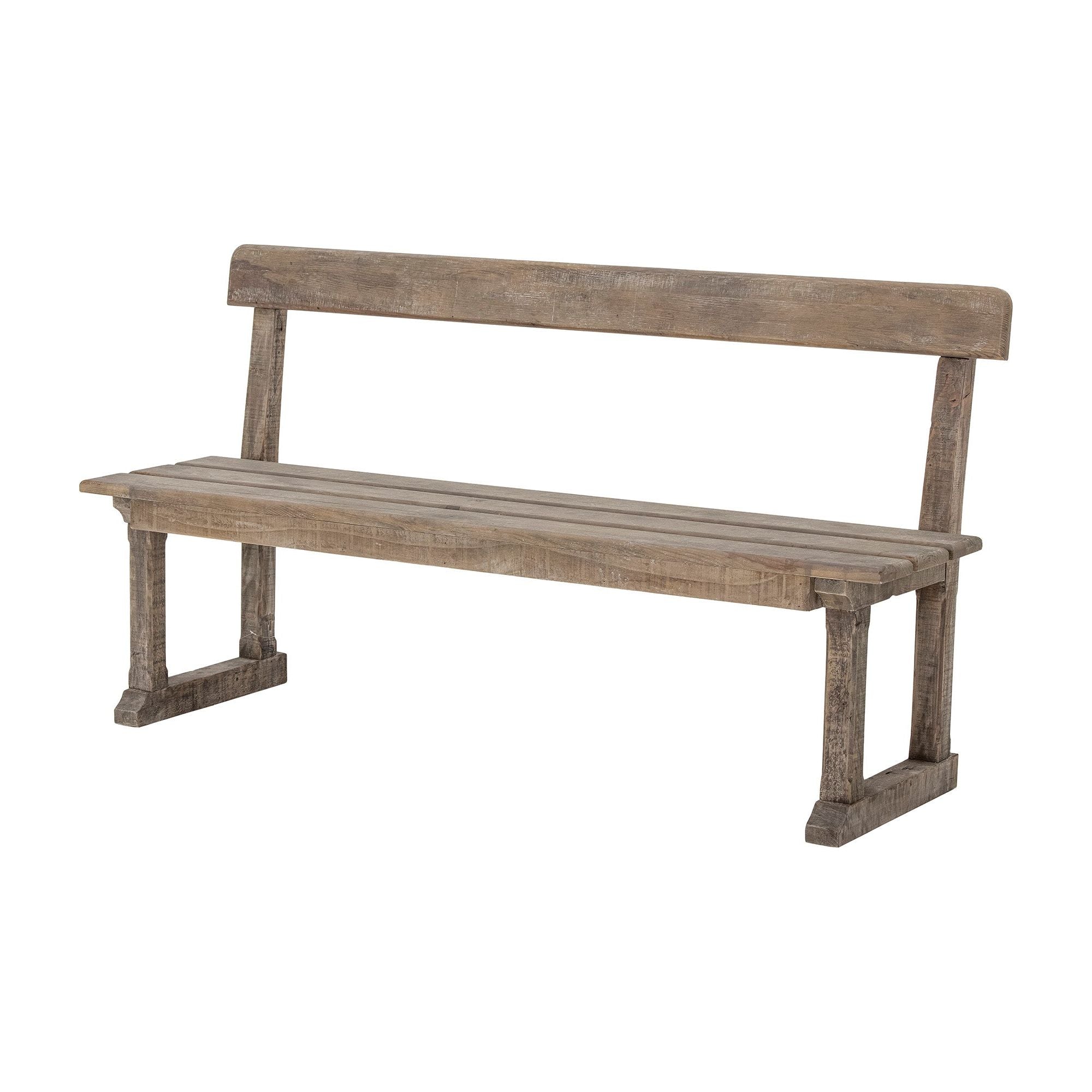 Creative Collection Portland Bänk, Natur, Återvunnet Pinnträ