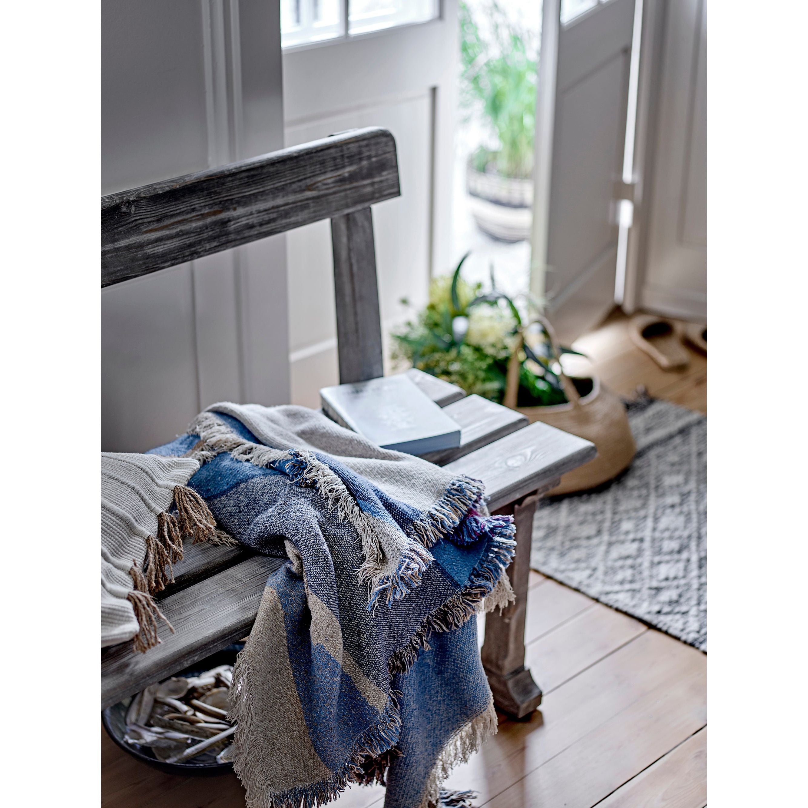 Creative Collection Portland Bänk, Natur, Återvunnet Pinnträ