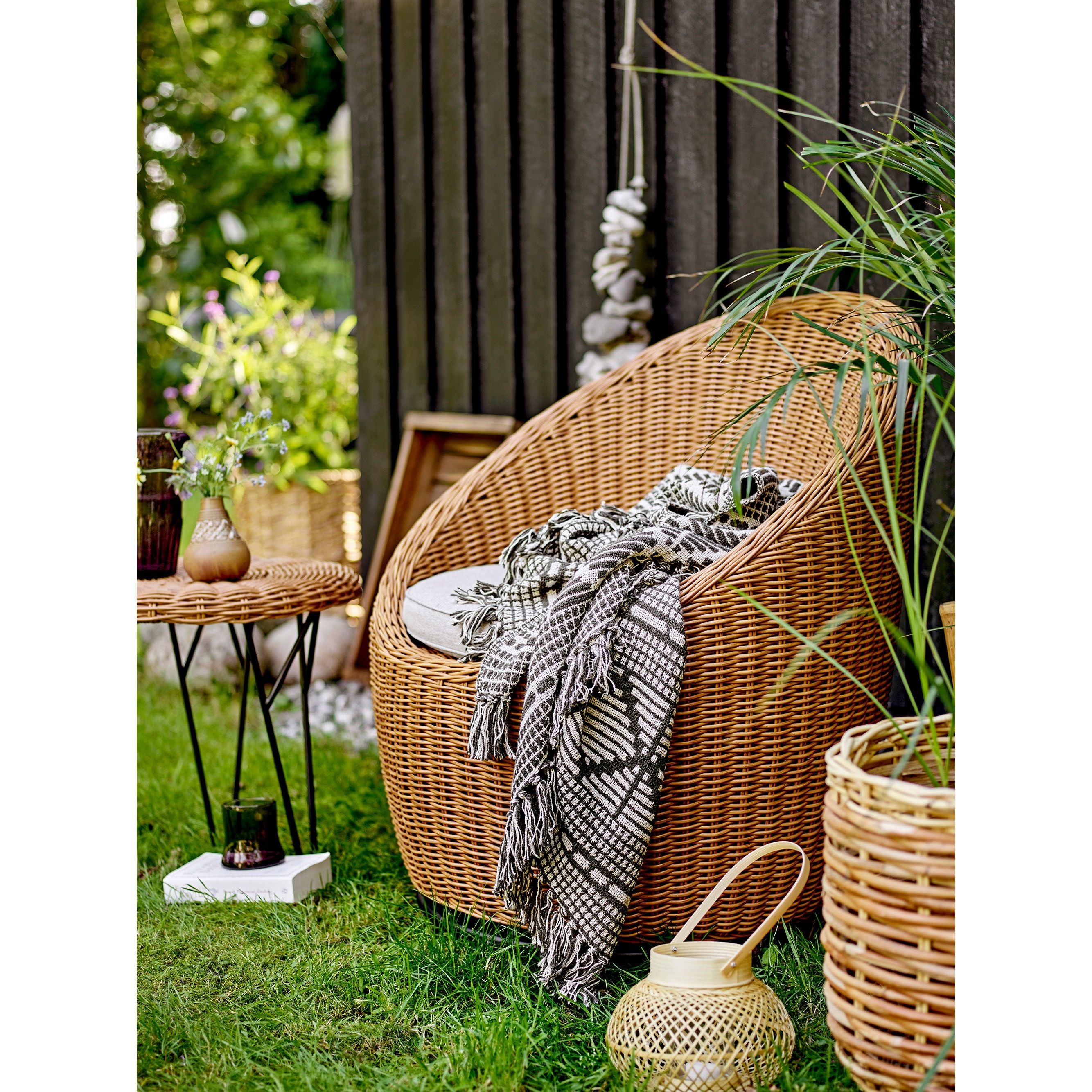 Bloomingville Roccas Loungestol, Brun, Polyrattan