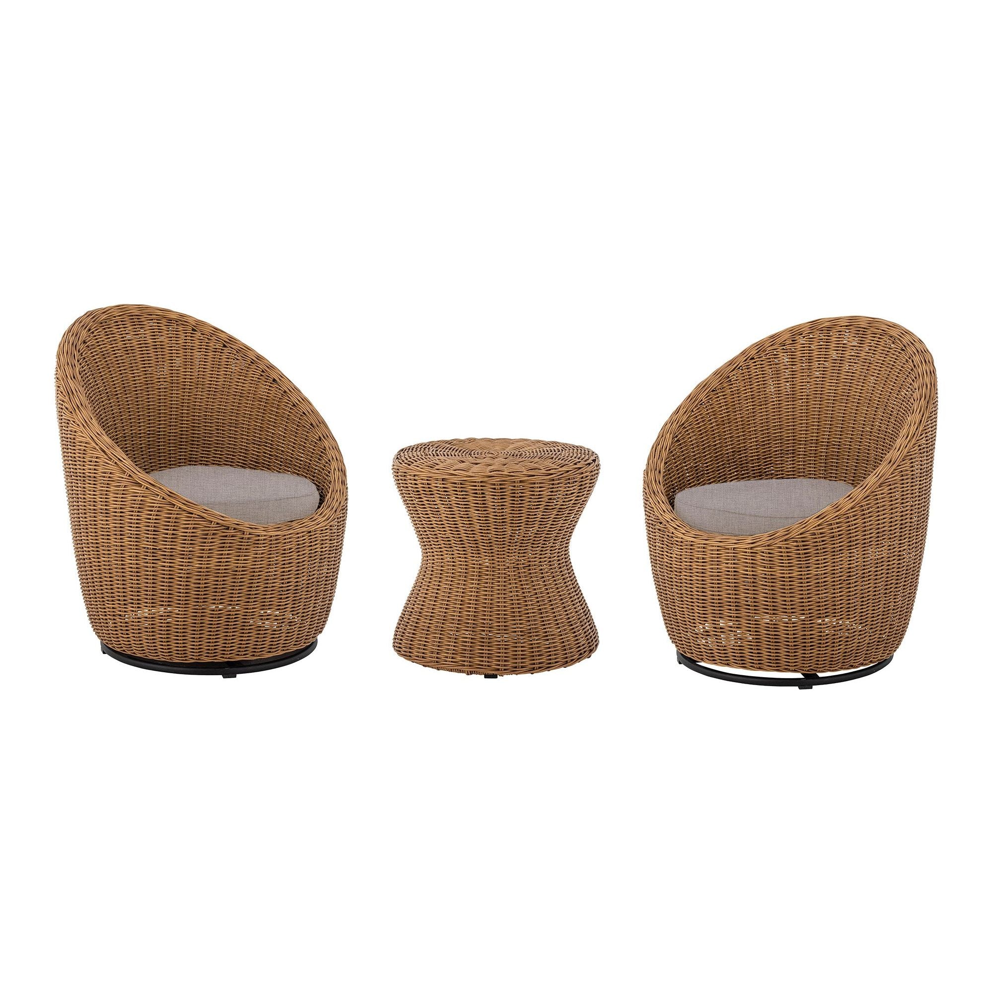 Bloomingville Roccas Loungestol, Brun, Polyrattan