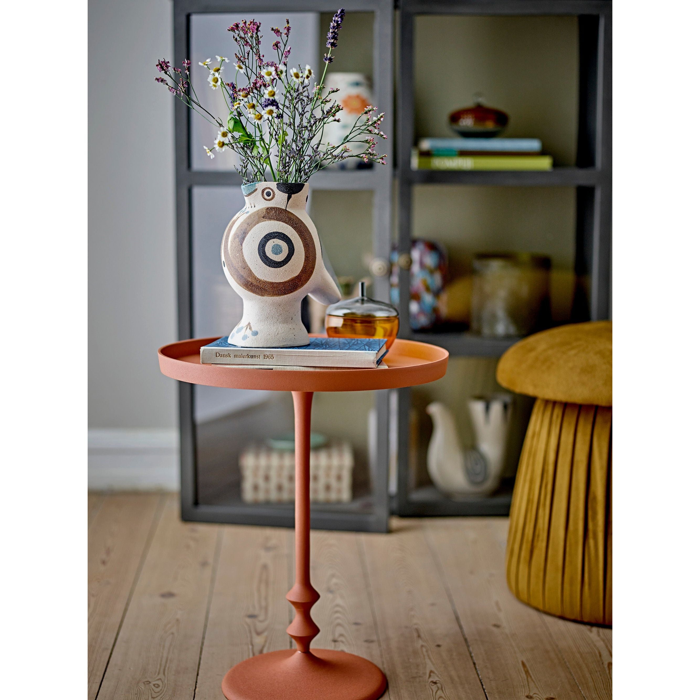 Bloomingville Anjou Sidobord, Orange, Aluminium