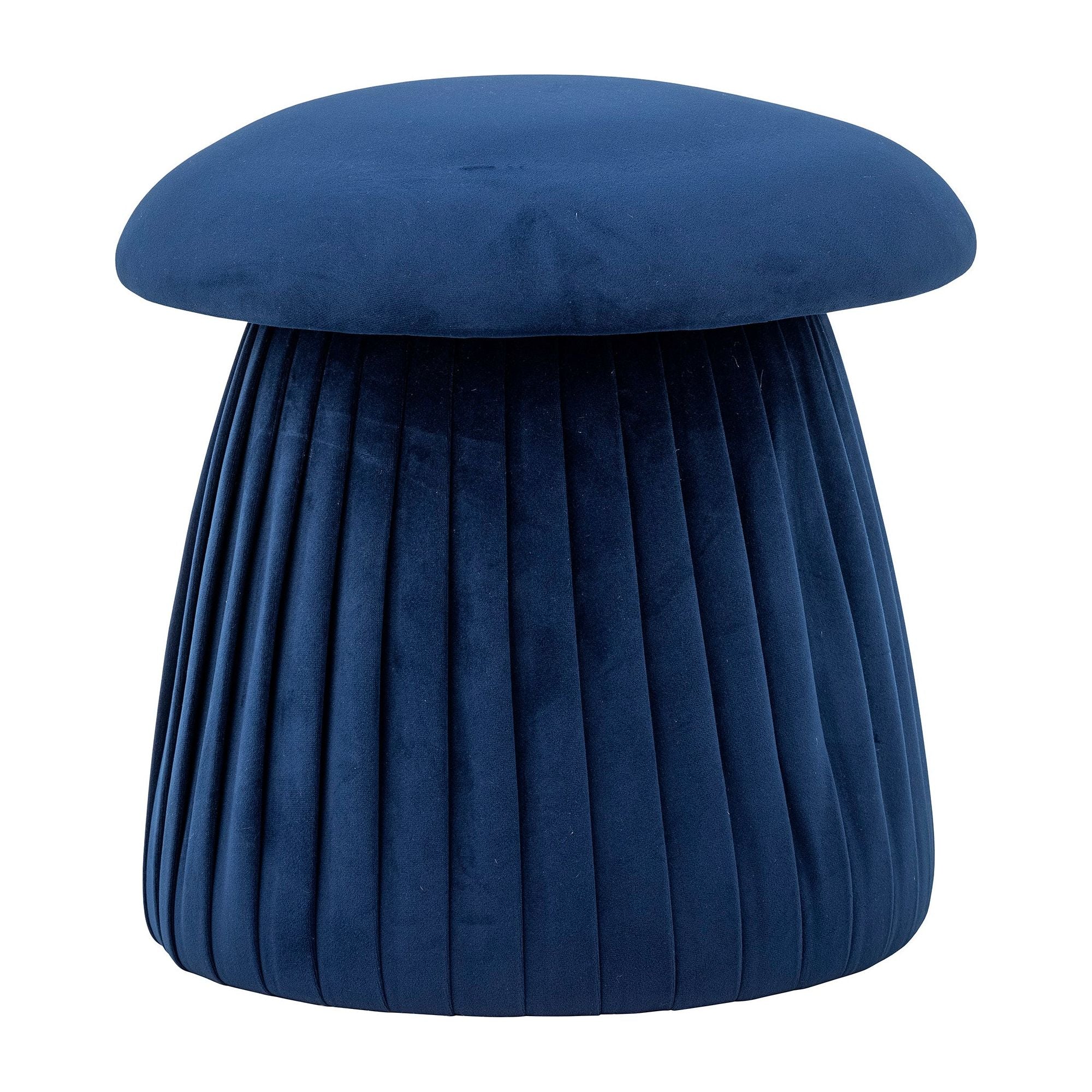 Bloomingville Roberta Pouf, Blå, Återvunnen Polyester