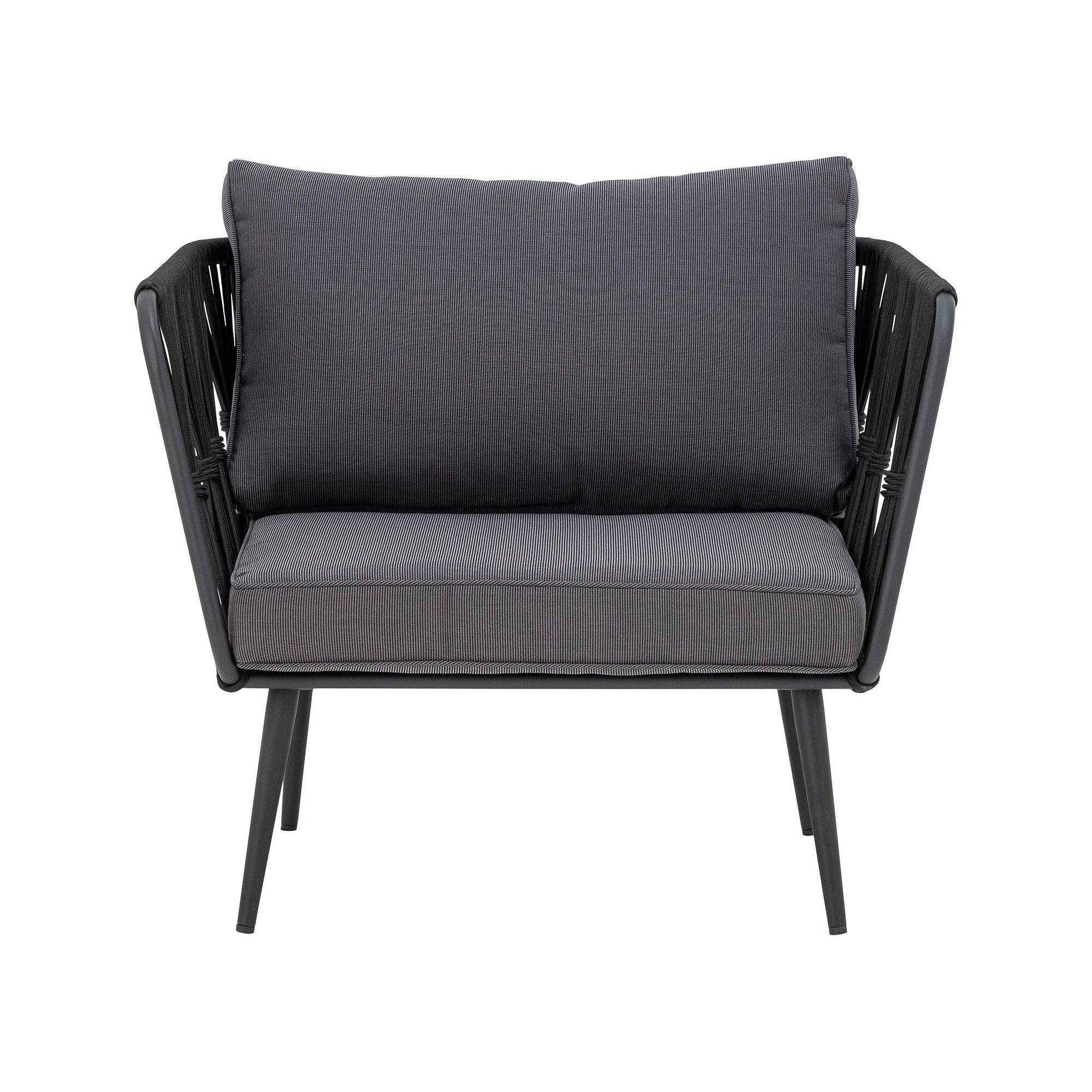 Bloomingville Pavone Loungestol, Svart, Metall