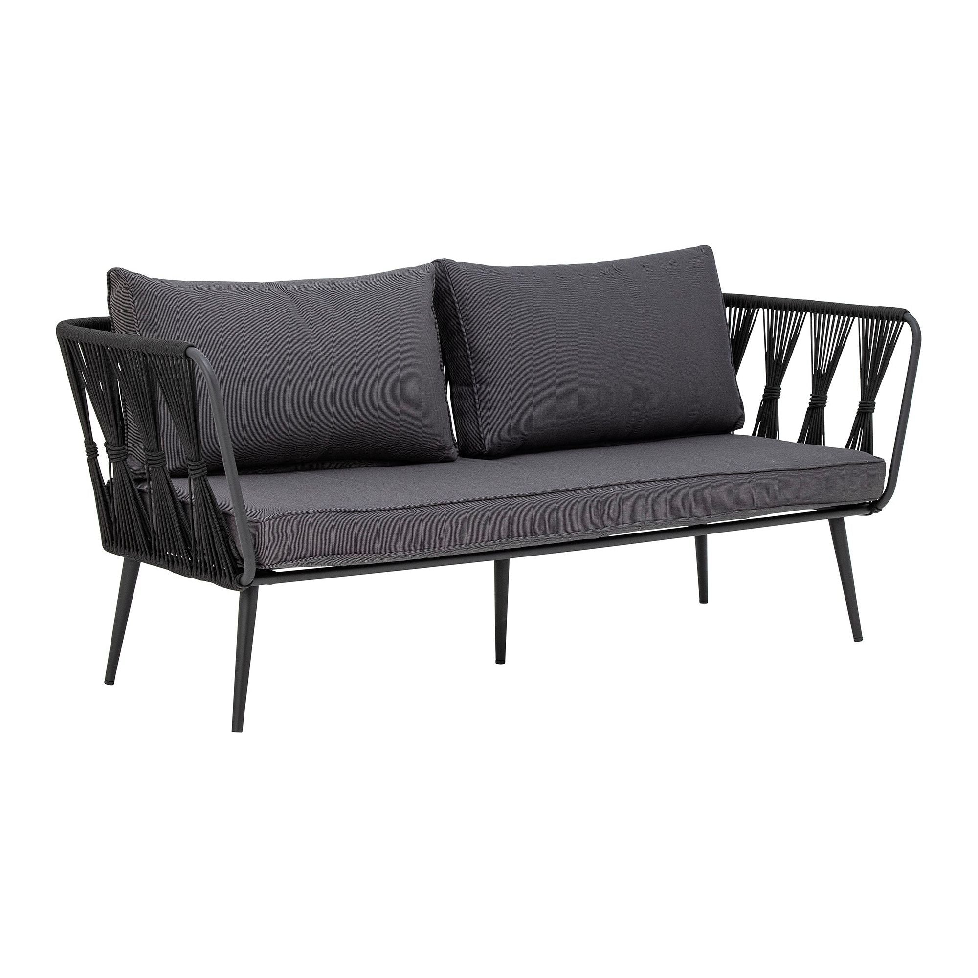 Bloomingville Pavone Soffa, Svart, Metall