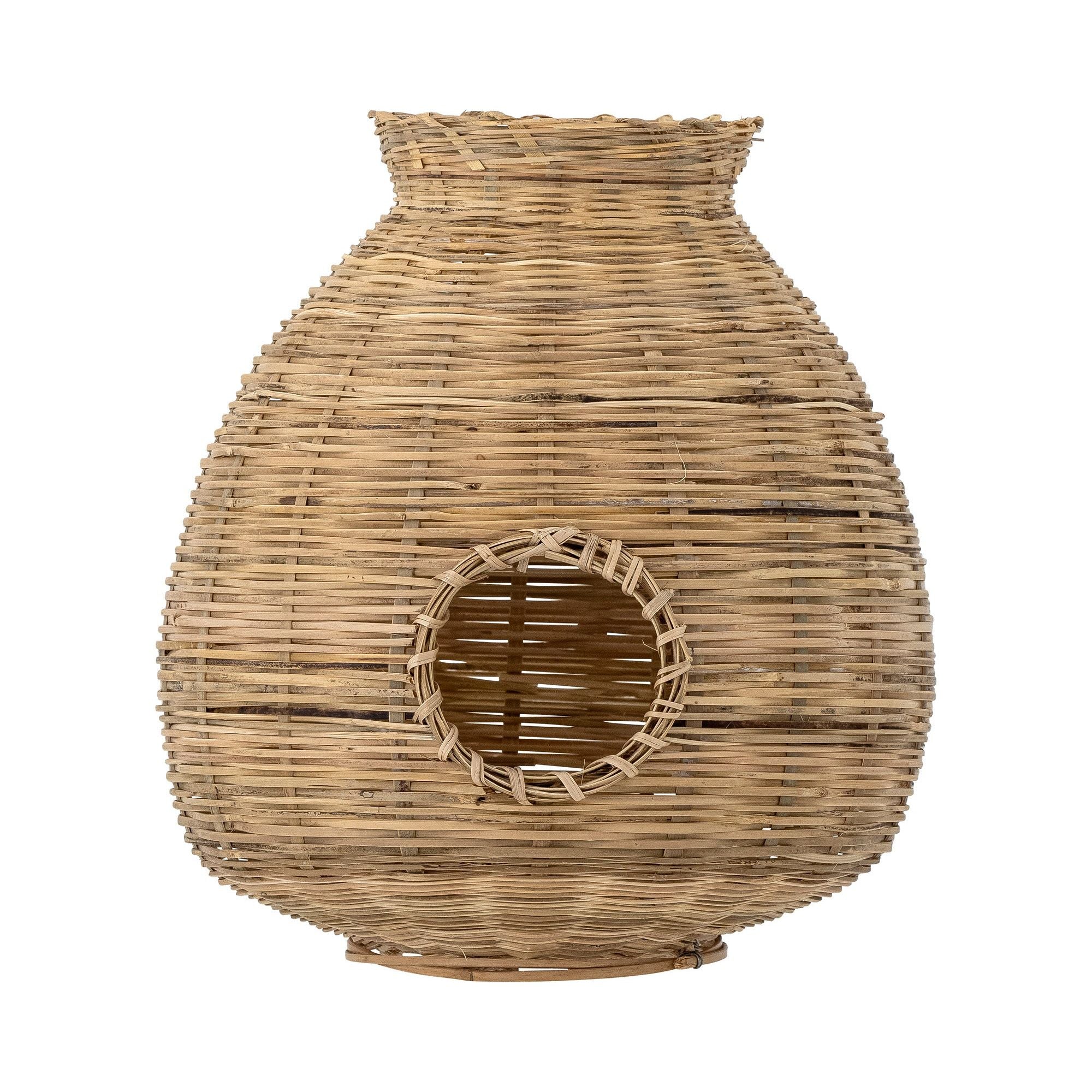 Bloomingville Ottine Lykta med Glas, Natur, Bambu