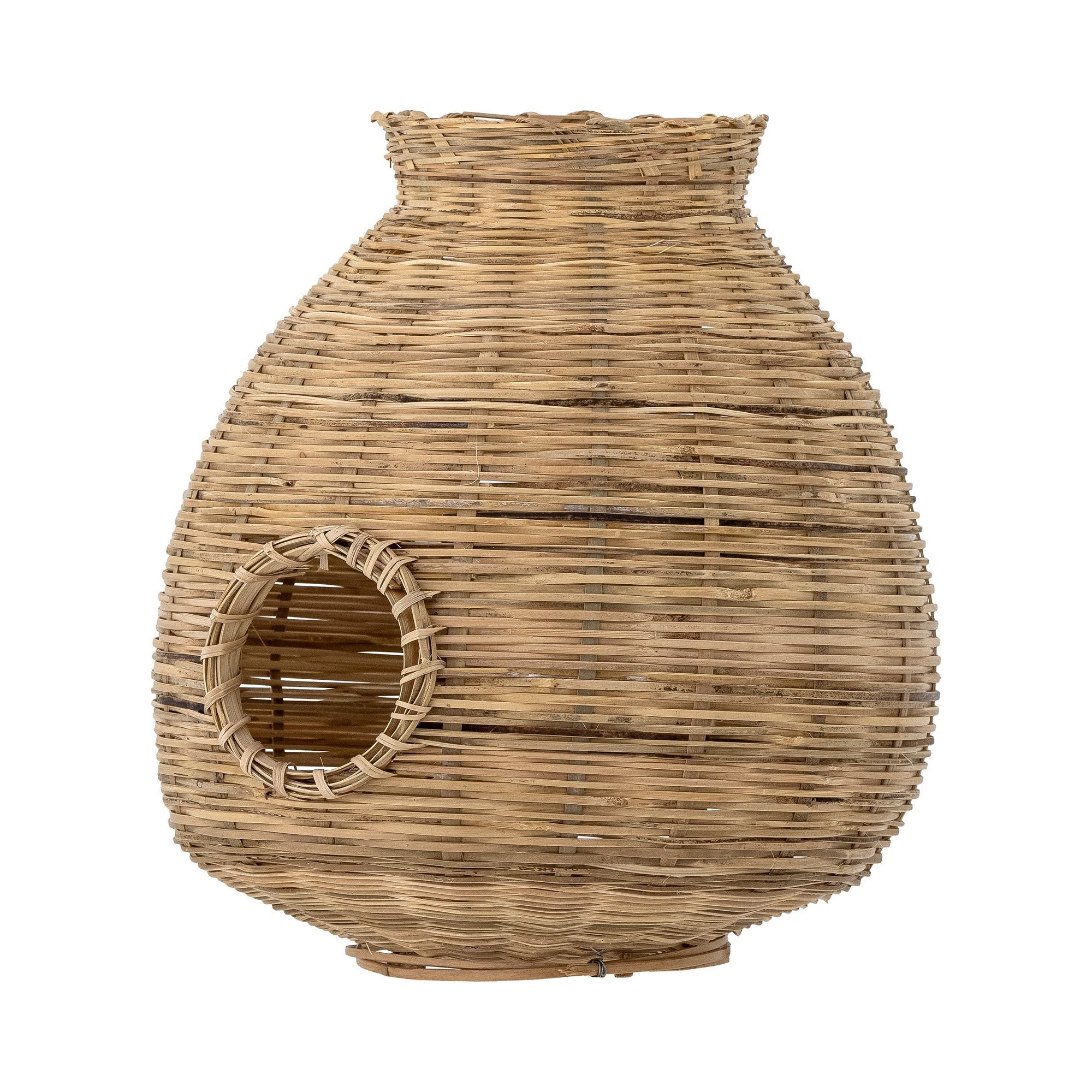 Bloomingville Ottine Lykta med Glas, Natur, Bambu