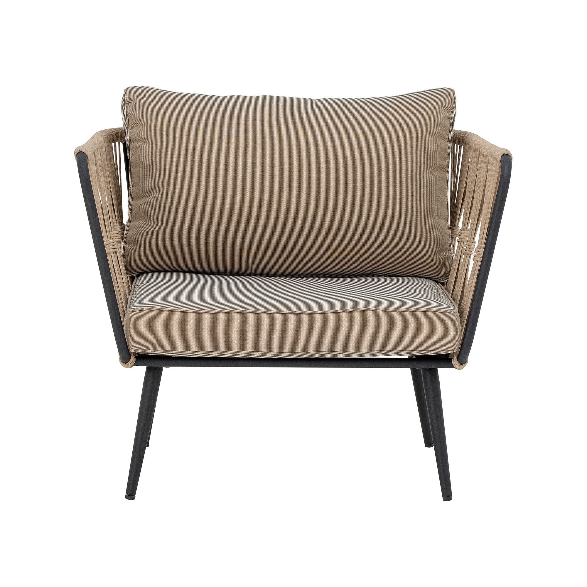 Bloomingville Pavone Loungestol, Brun, Metall