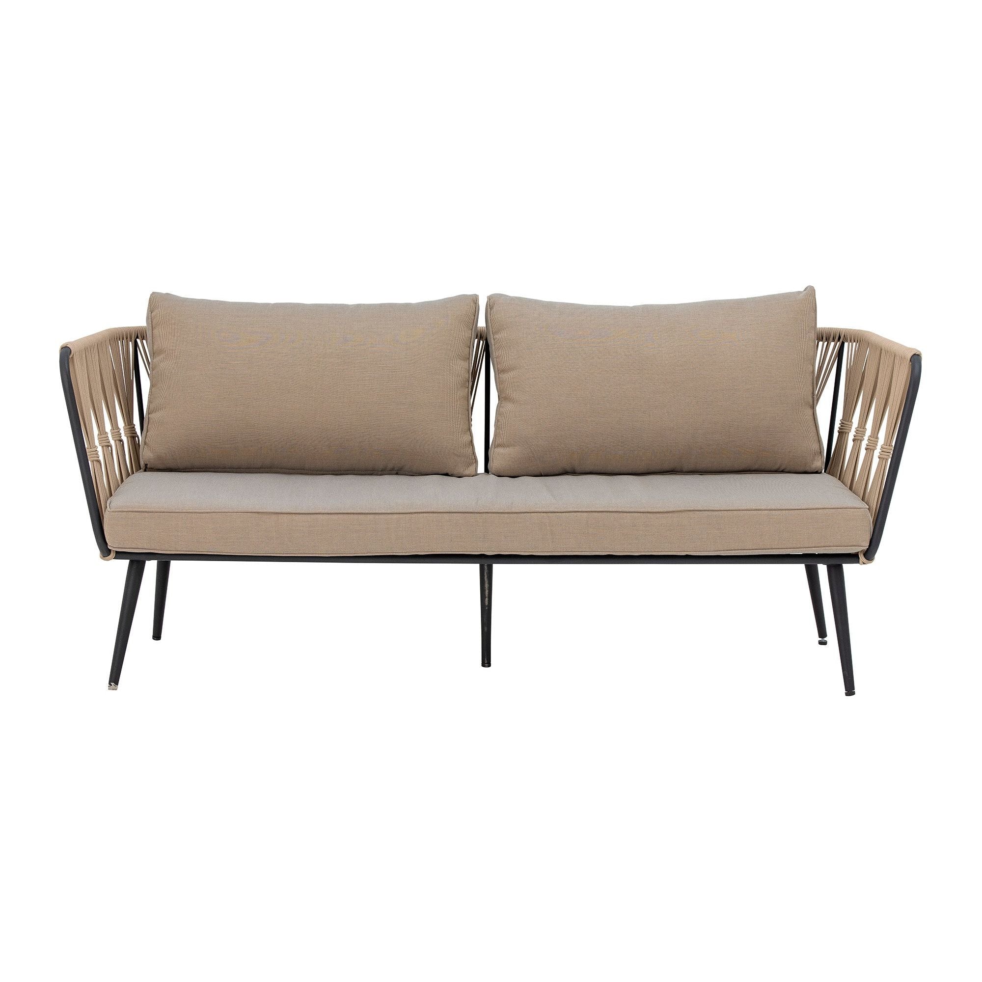 Bloomingville Pavone Soffa, Brun, Metall