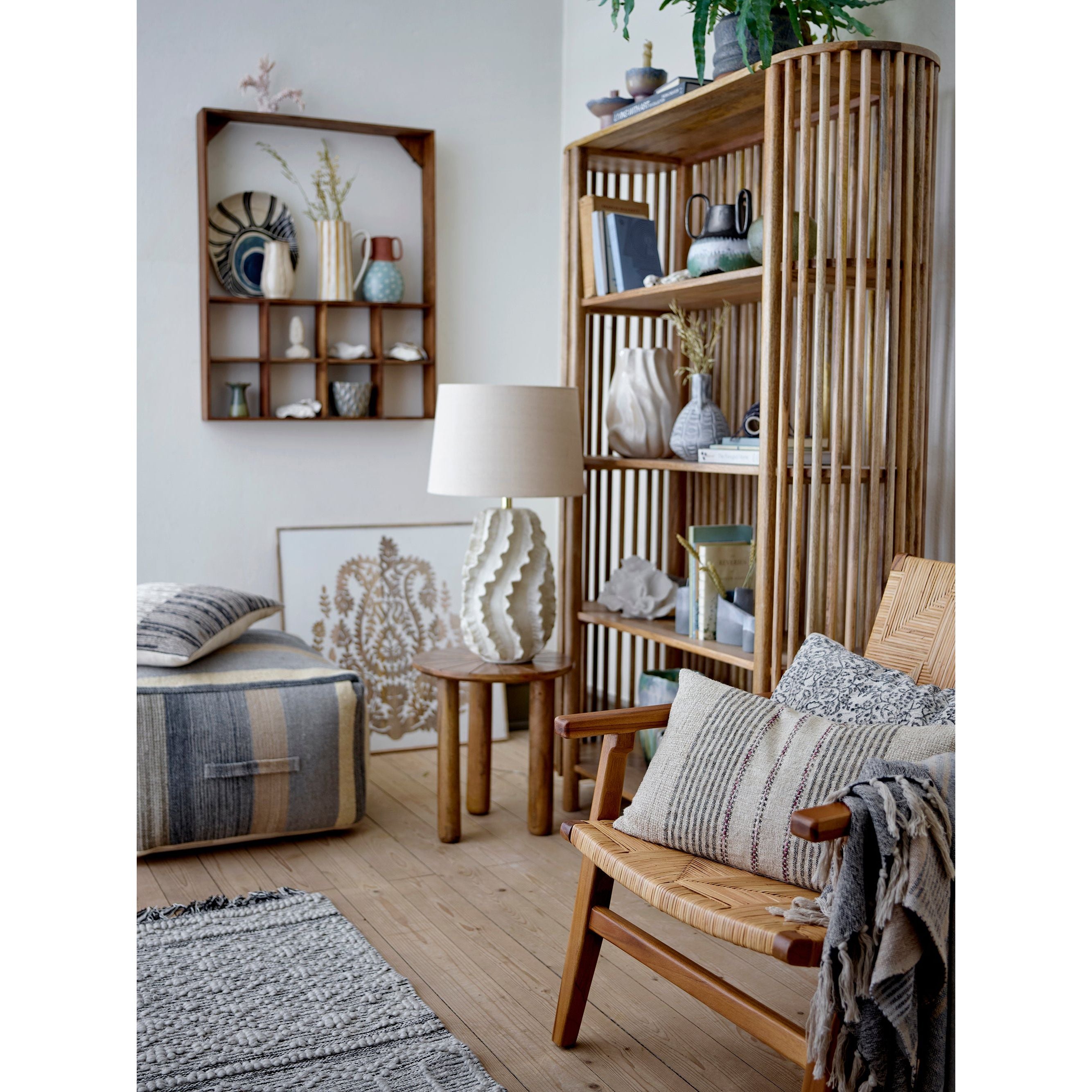 Creative Collection Marino Hylla, Brun, Återvunnet Trä