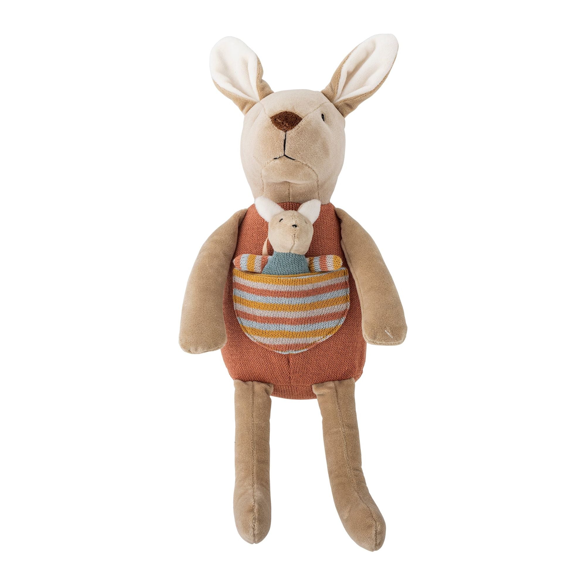 Bloomingville Mini Clover Docka, Brun, Bomull