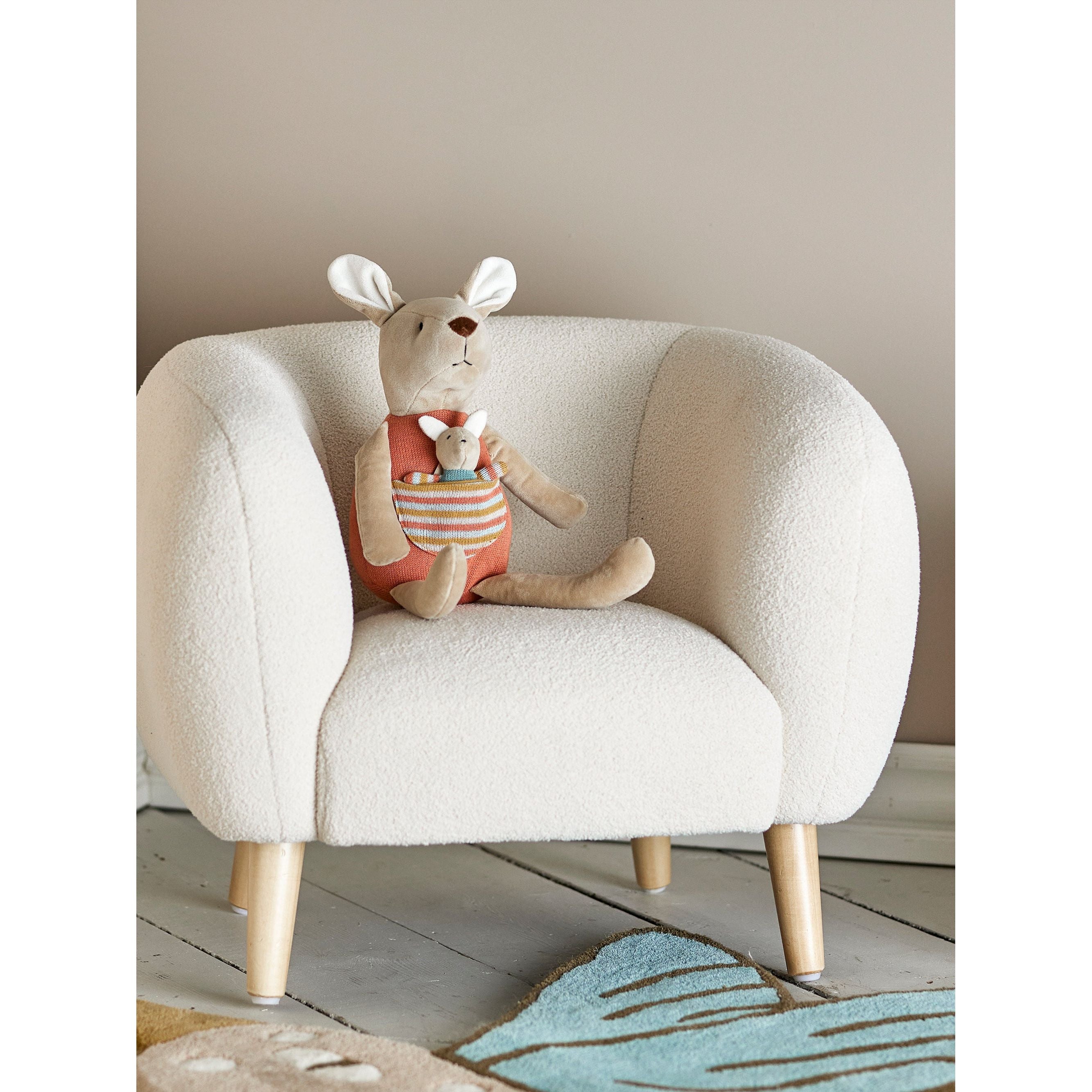 Bloomingville Mini Clover Docka, Brun, Bomull