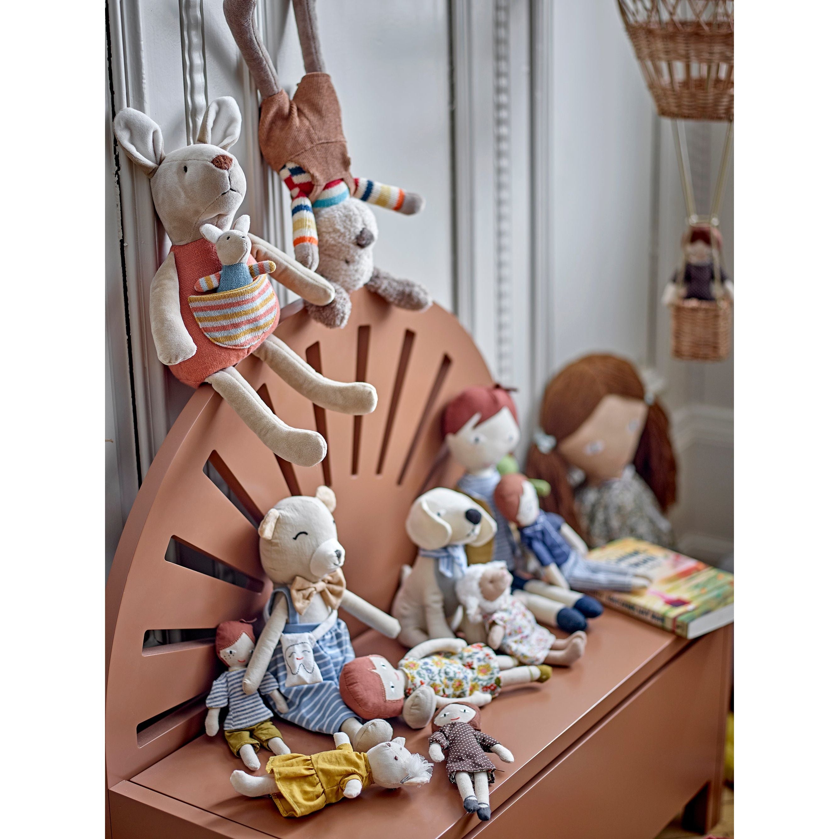 Bloomingville Mini Clover Docka, Brun, Bomull