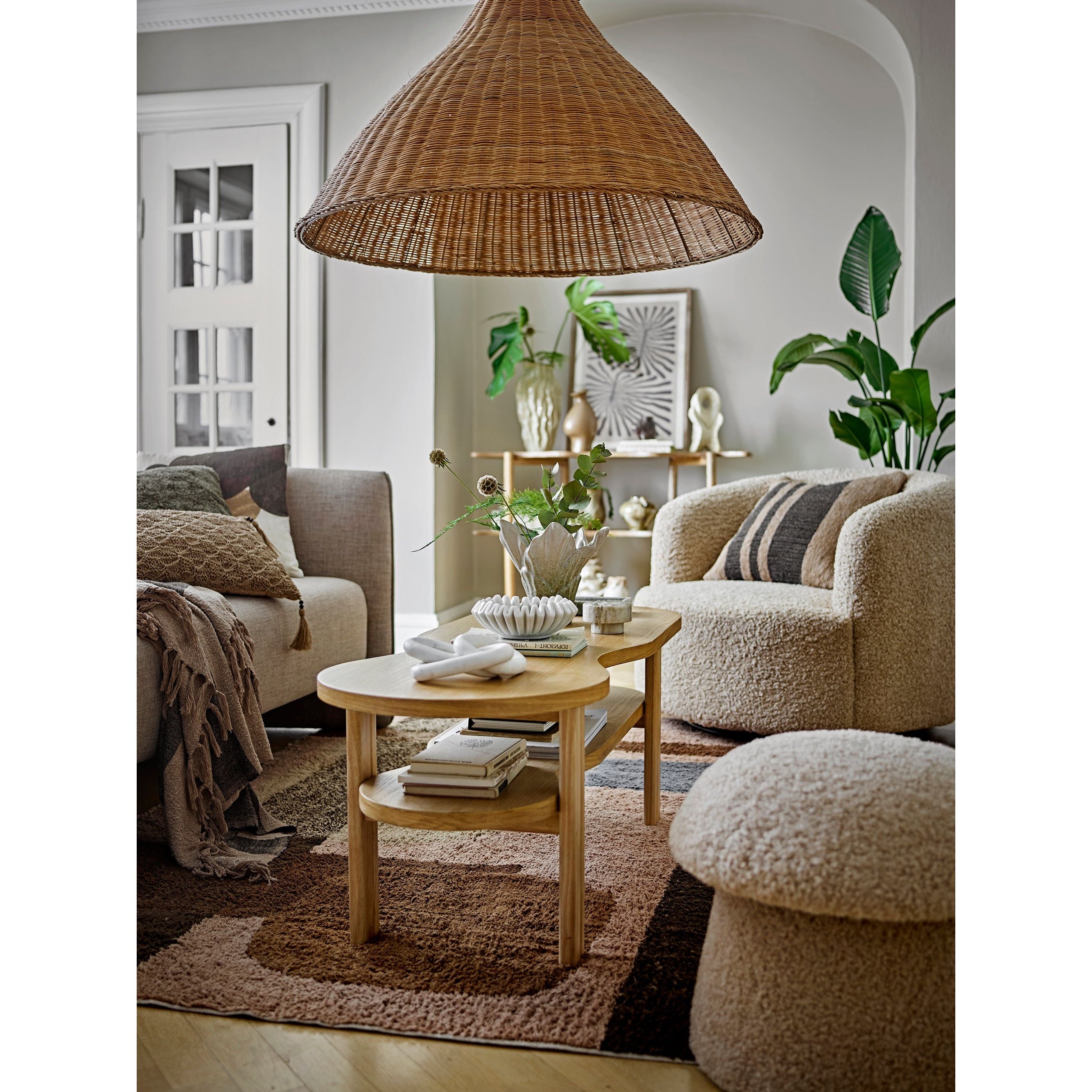 Bloomingville Bocca Loungestol, Natur, Polyester