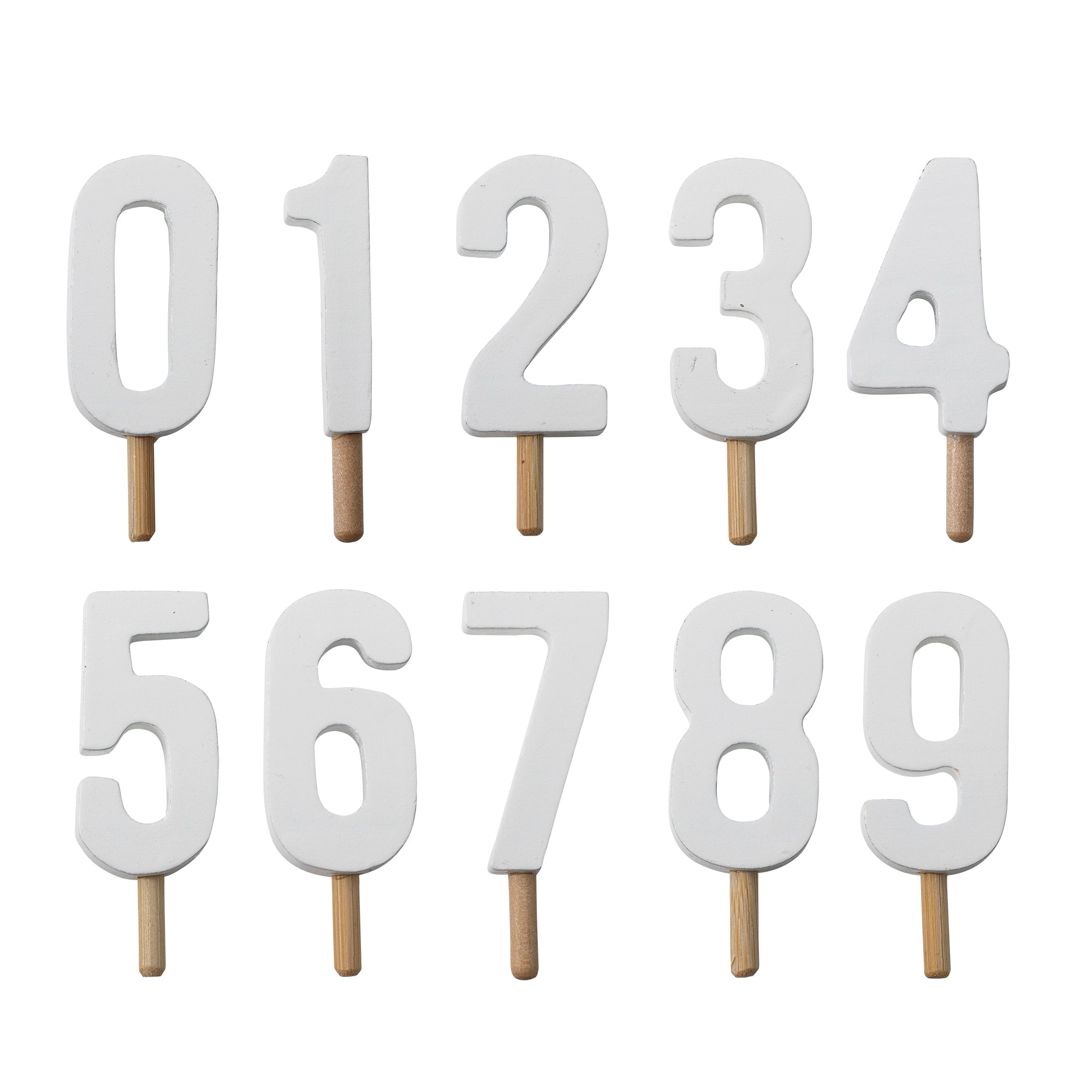 Bloomingville Mini Junaid Födelsedagsdekoration, Vit, FSC®100%, MDF