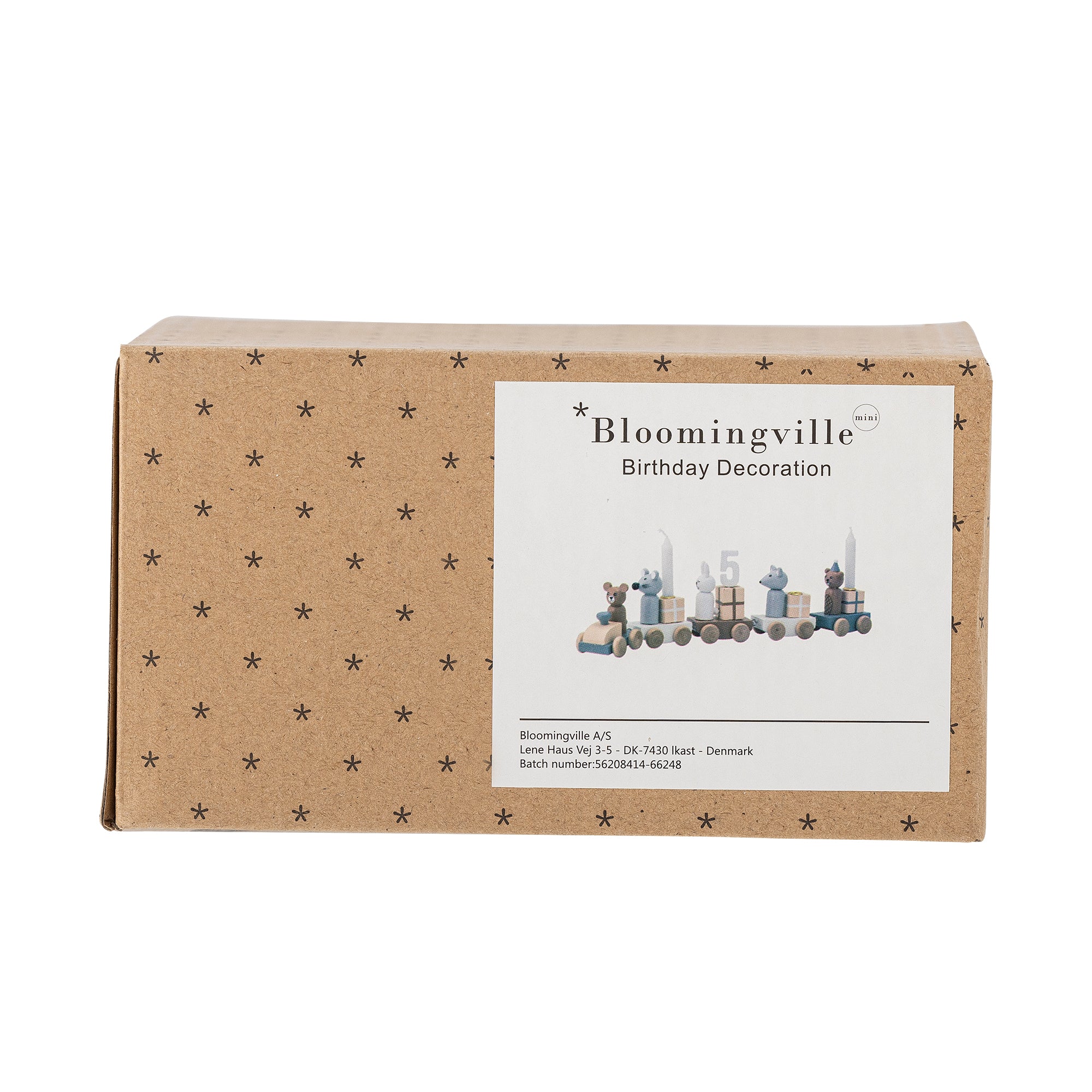 Bloomingville Mini Junaid Födelsedagsdekoration, Flerfärgad, FSC®100%, MDF