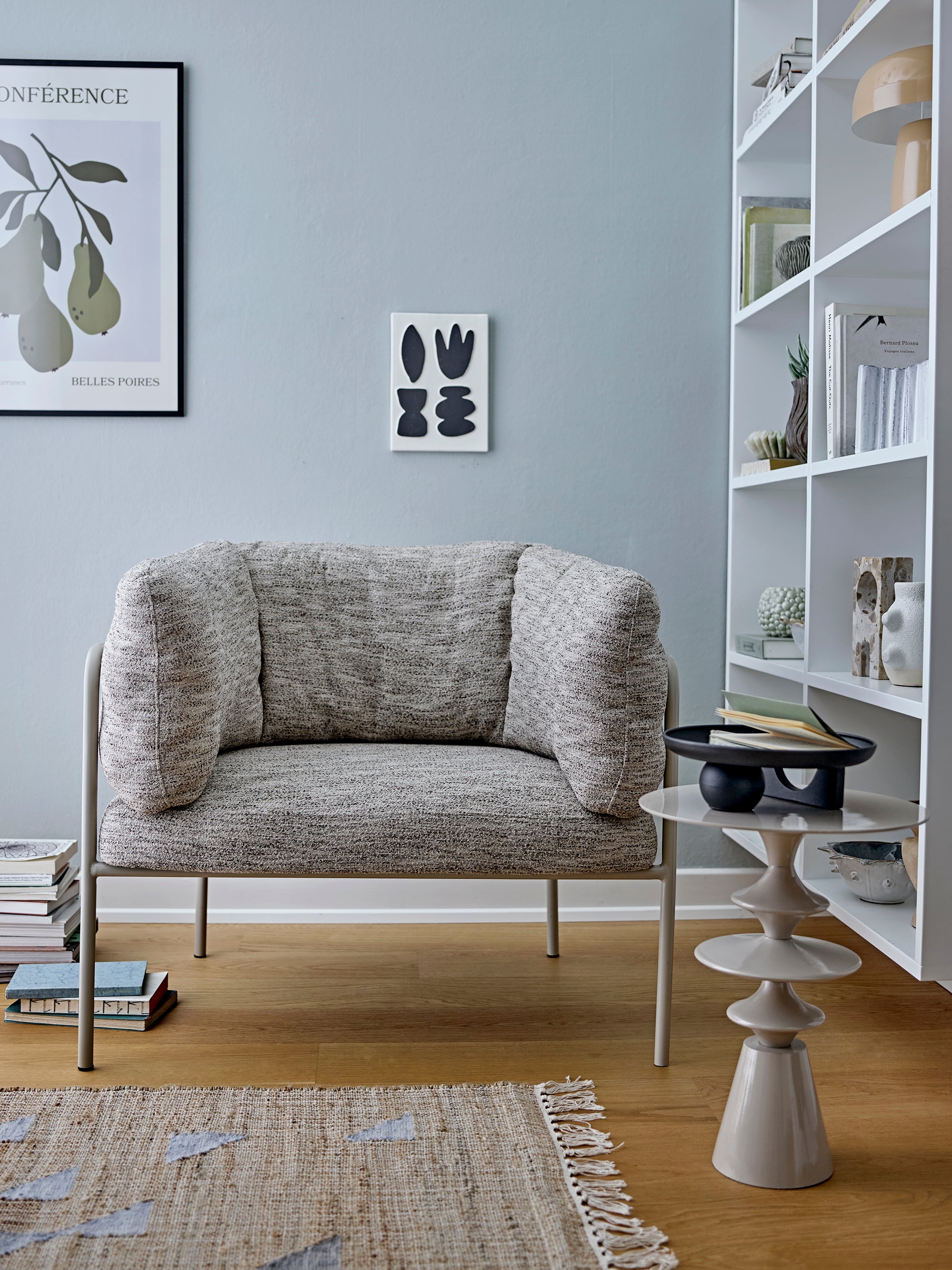 Bloomingville Lutton Väggdekoration, Vit, Stengods