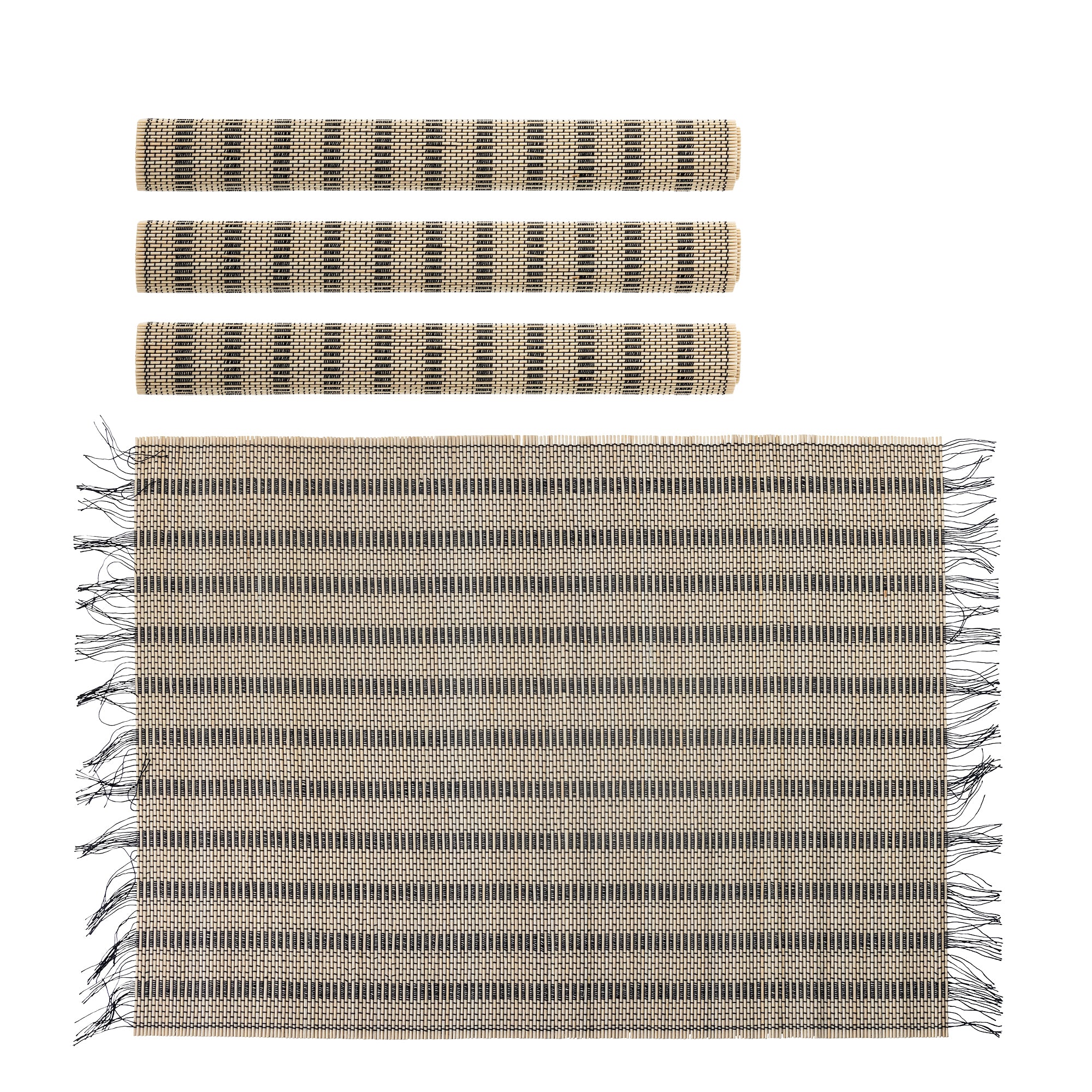 Bloomingville Mendo Bordstablett, Svart, Bambu