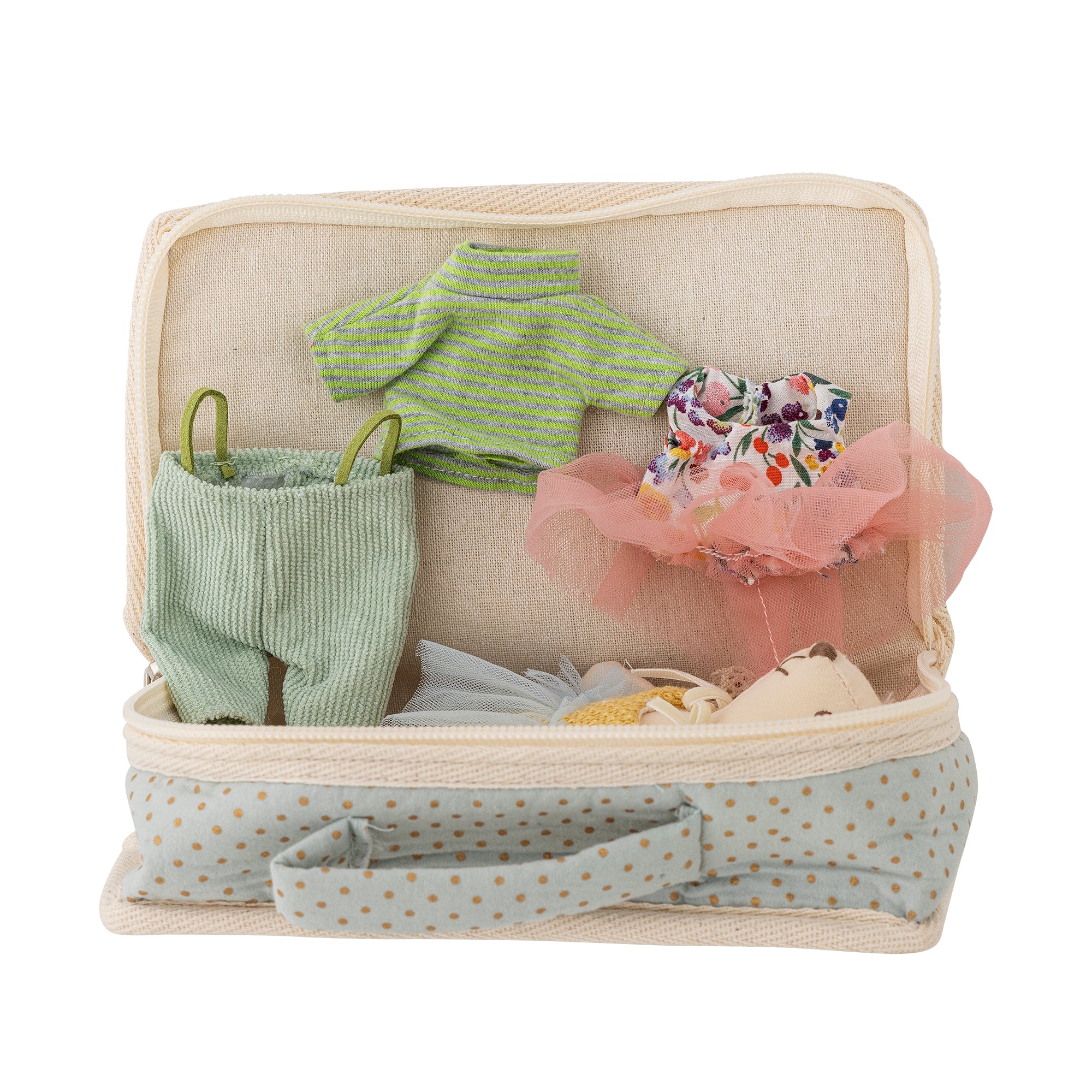 Bloomingville Mini Lara Doll, Multi, Polyester