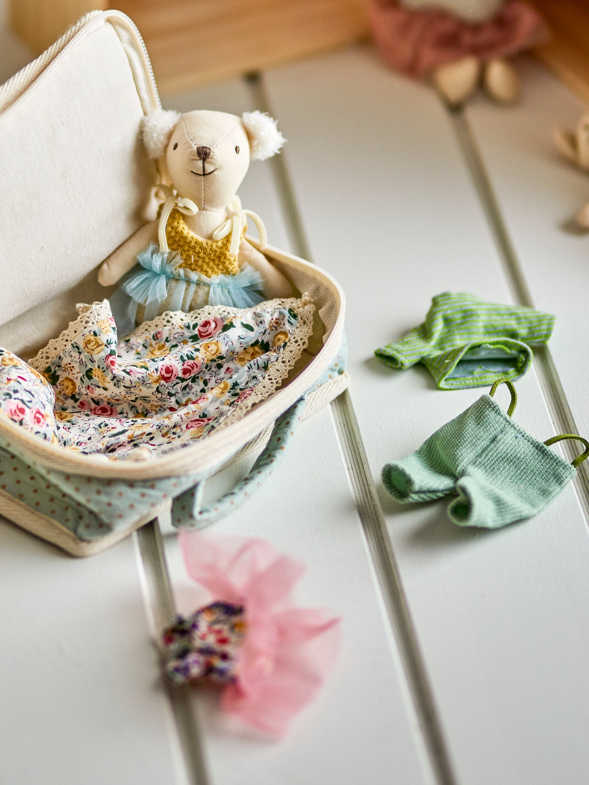 Bloomingville Mini Lara Doll, Multi, Polyester