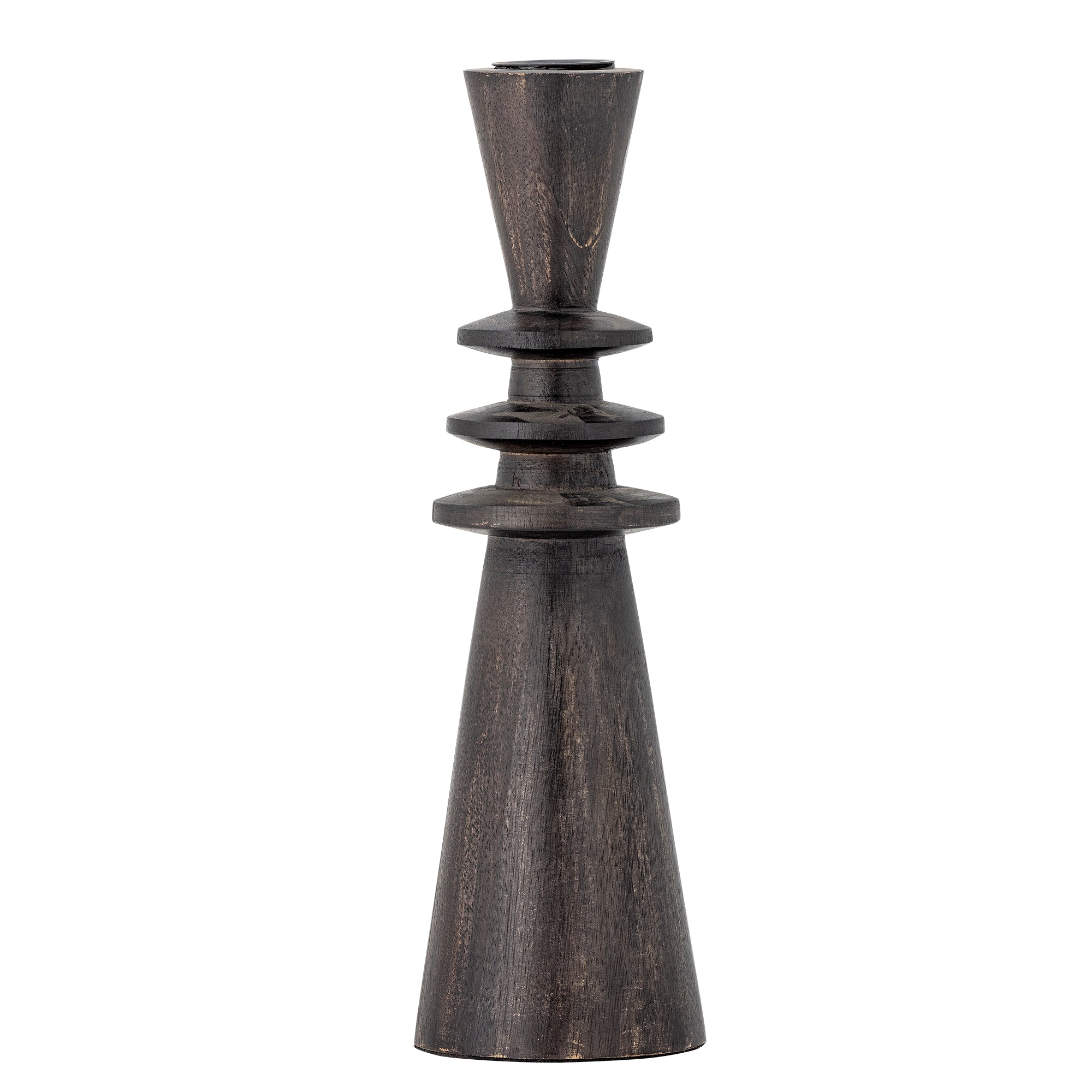 Bloomingville Armel Ljusstake, Svart, Mango