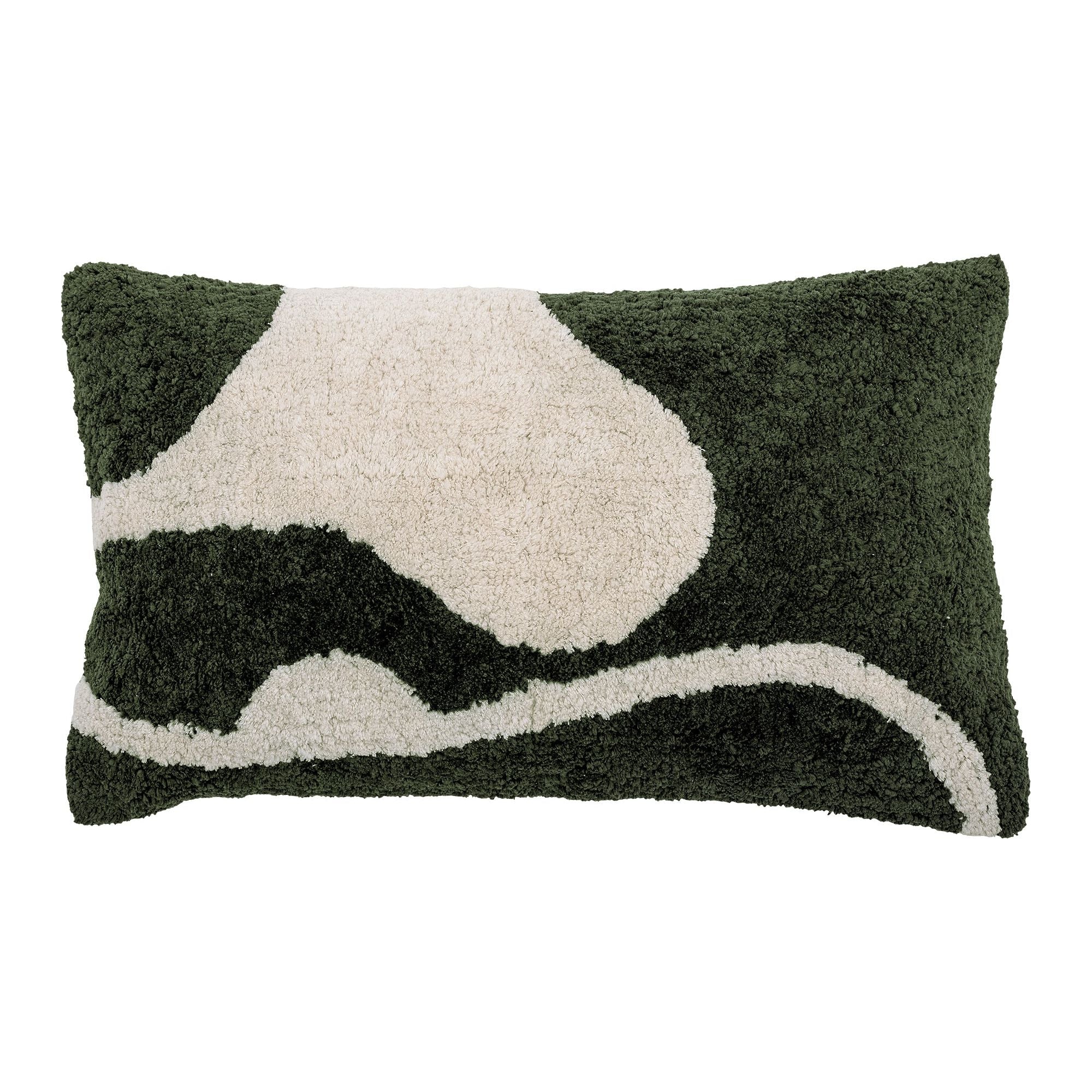 Bloomingville Ryton Kudde, Grön, Bomull