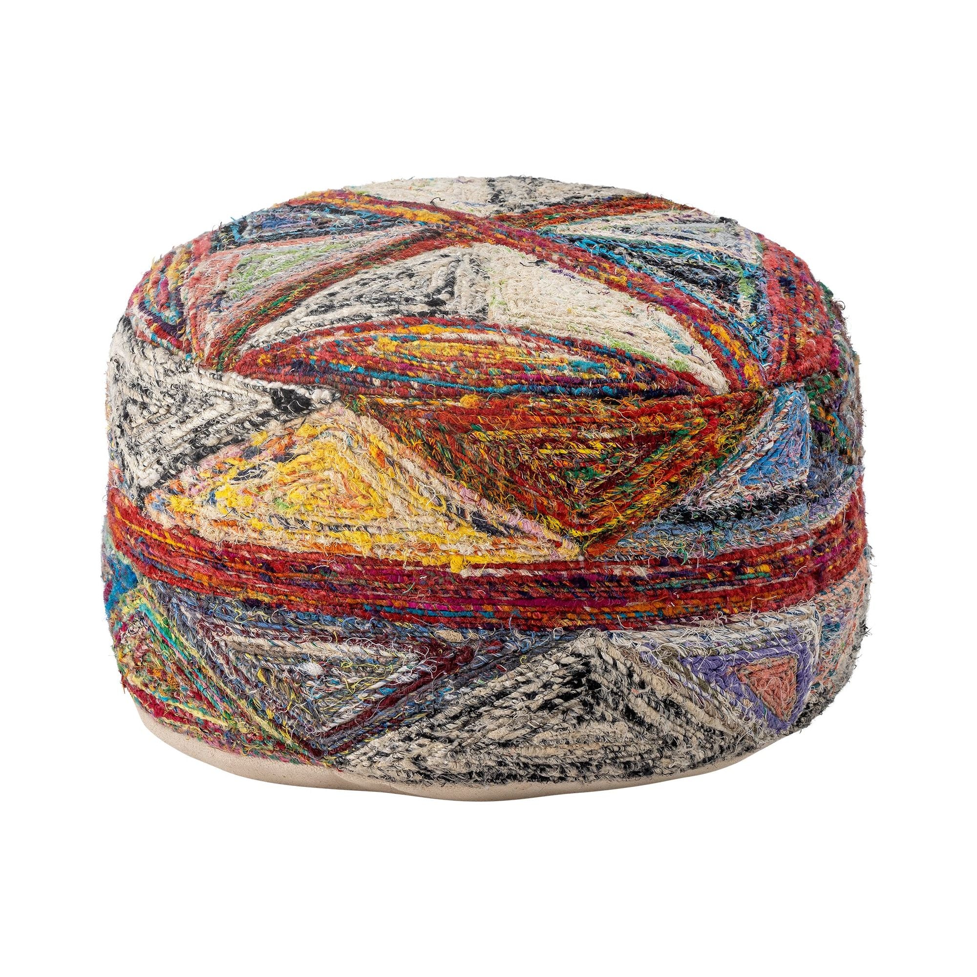 Creative Collection Torano Puff, Röd, Bomull