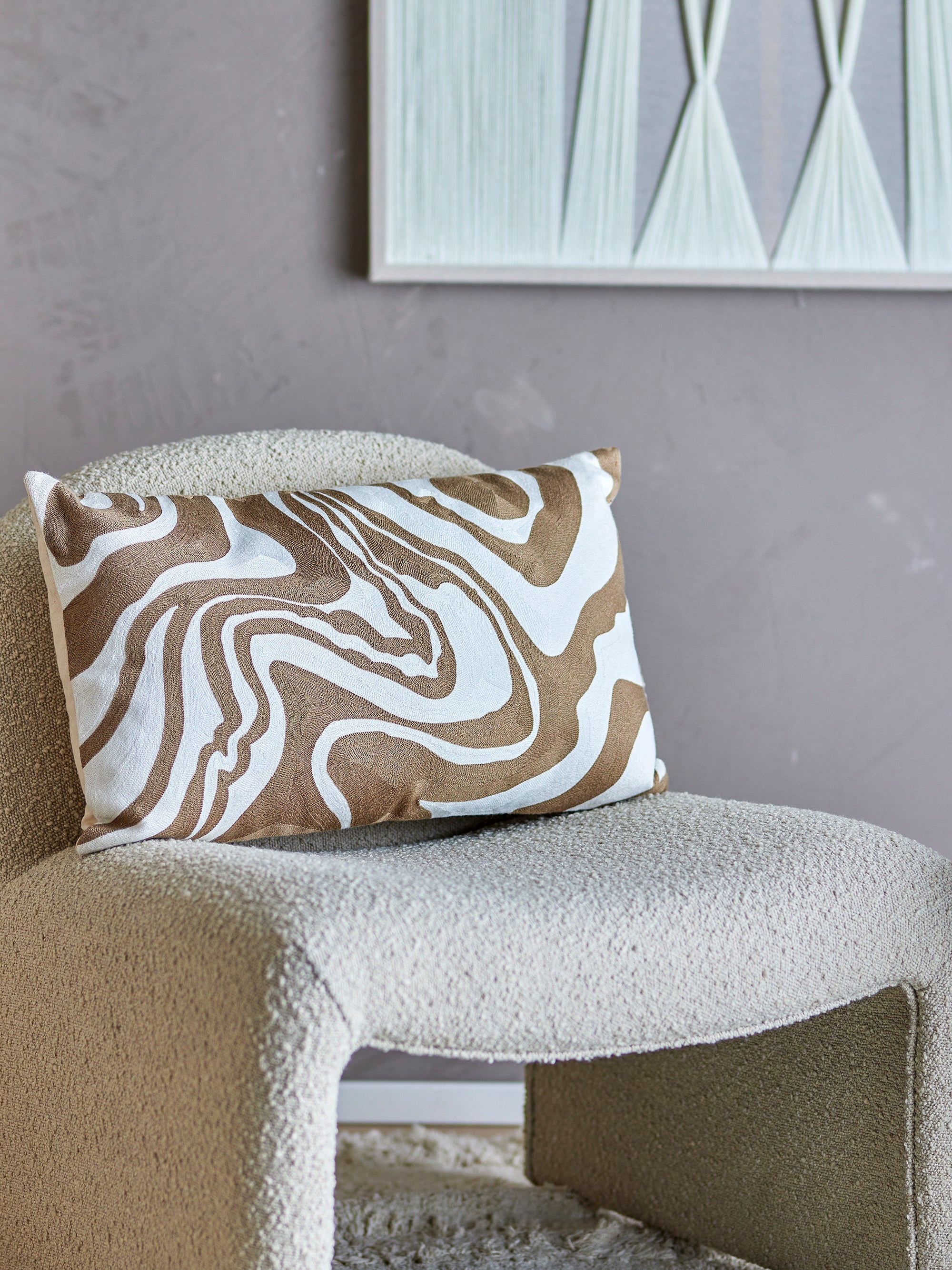 Bloomingville Aba Kuddfodral, Natur, Bomull