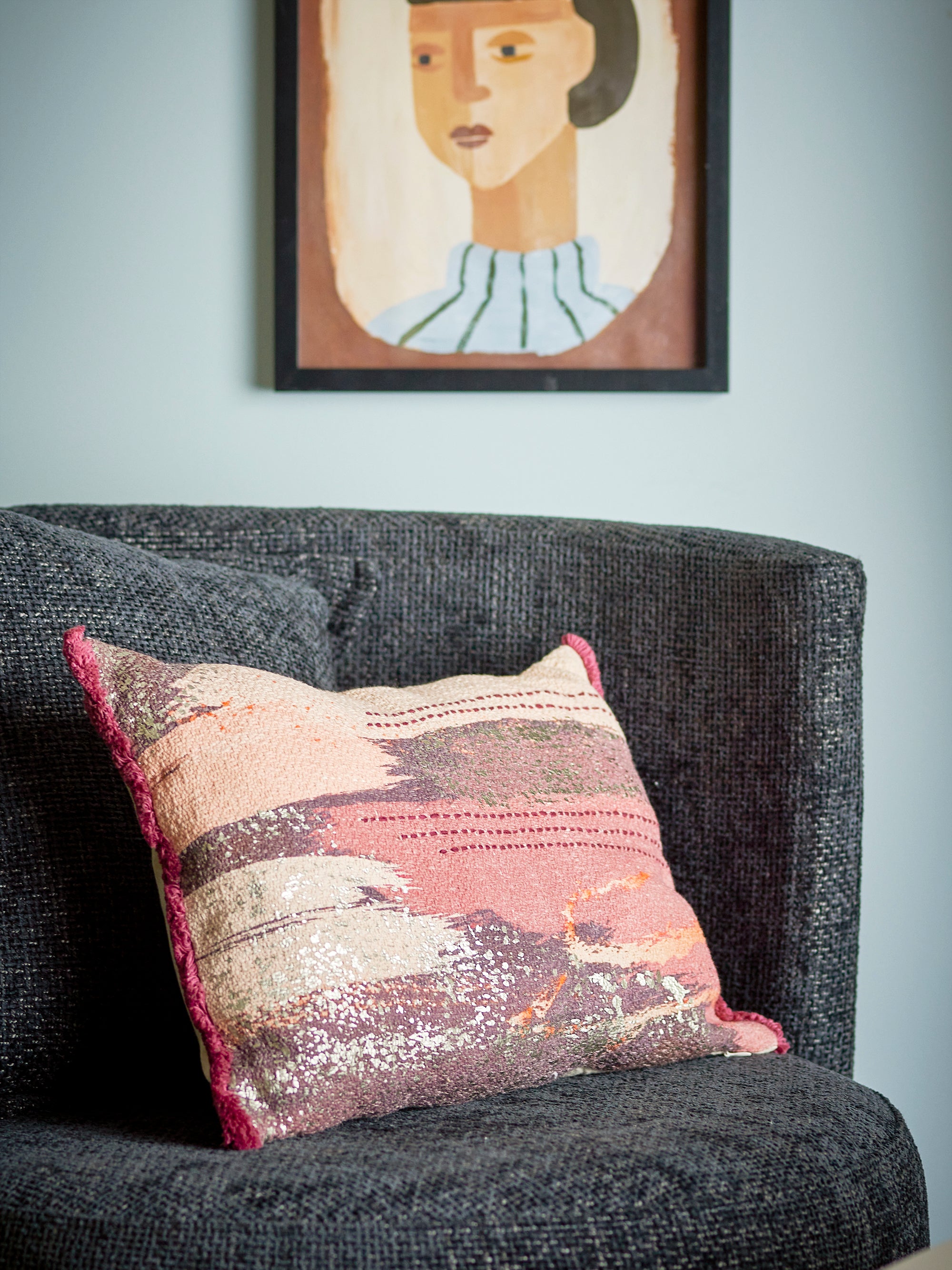 Bloomingville Bri Kudde, Brun, Bomull