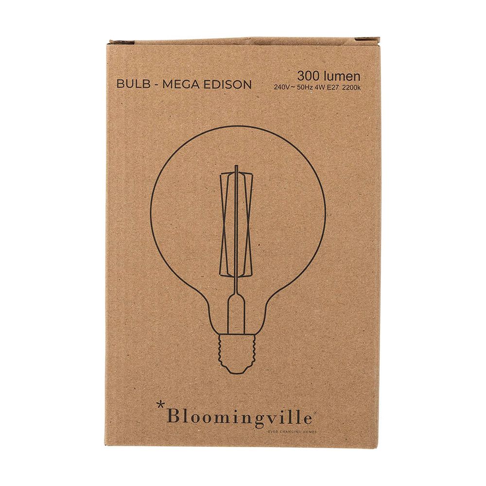 Bloomingville Mega Edison LED Glödlampa, Klar, Glas