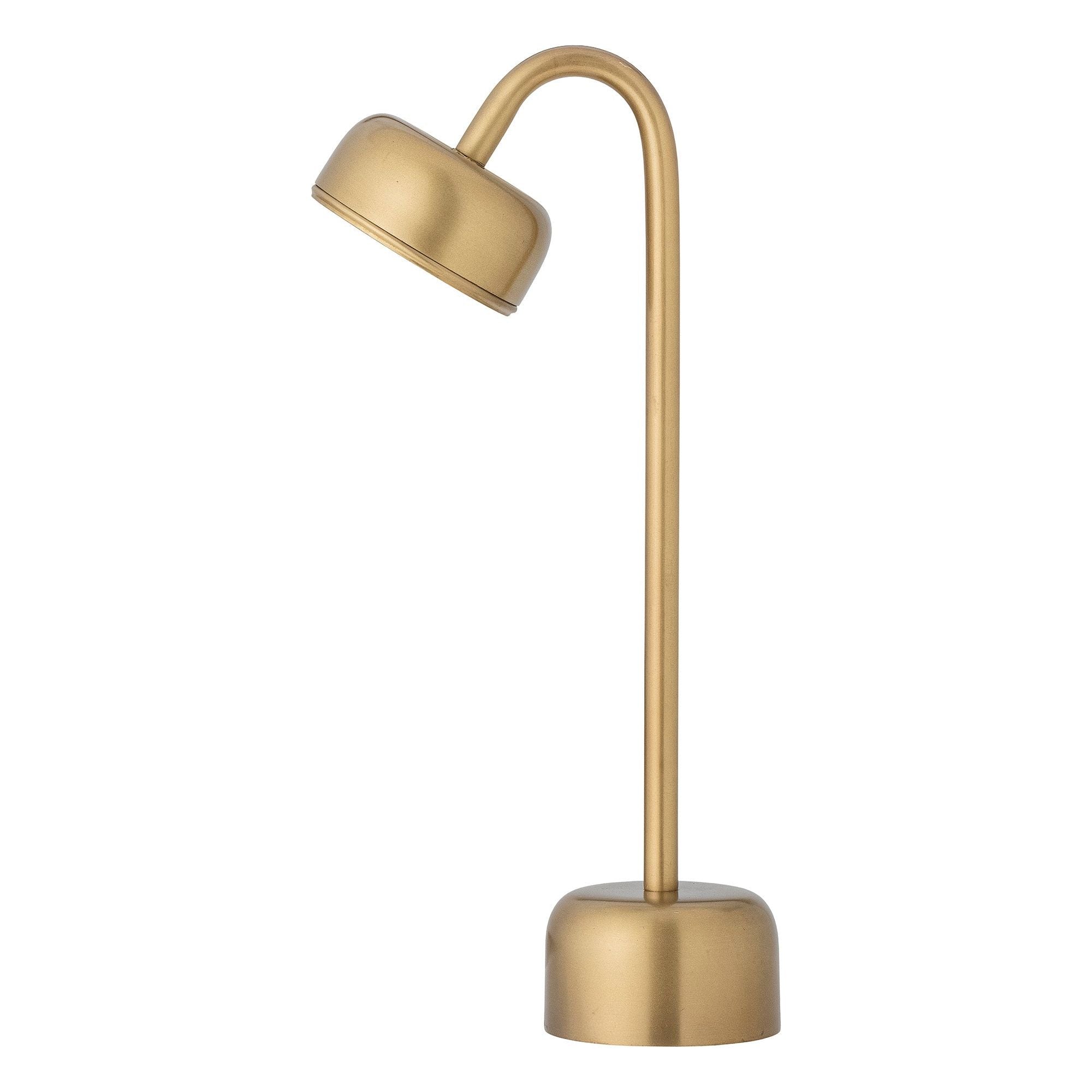 Bloomingville Nico Portabel Lampa, Uppladdningsbar, Mässing, Metall